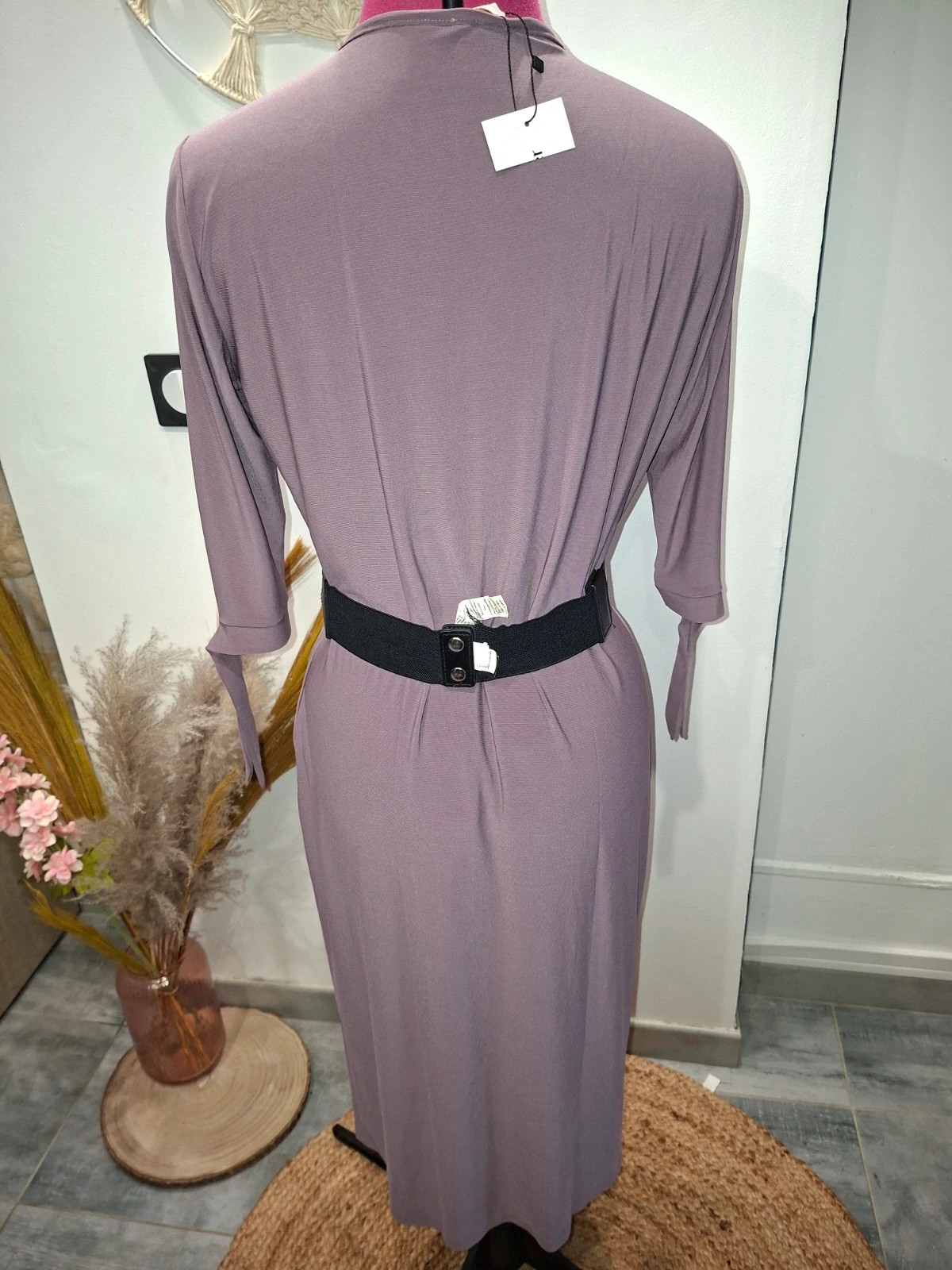 Robe mi-longue mauve / vieux rose Makover – Taille L (Neuf avec étiquette) – Makover – taille L / 40 / 12 4