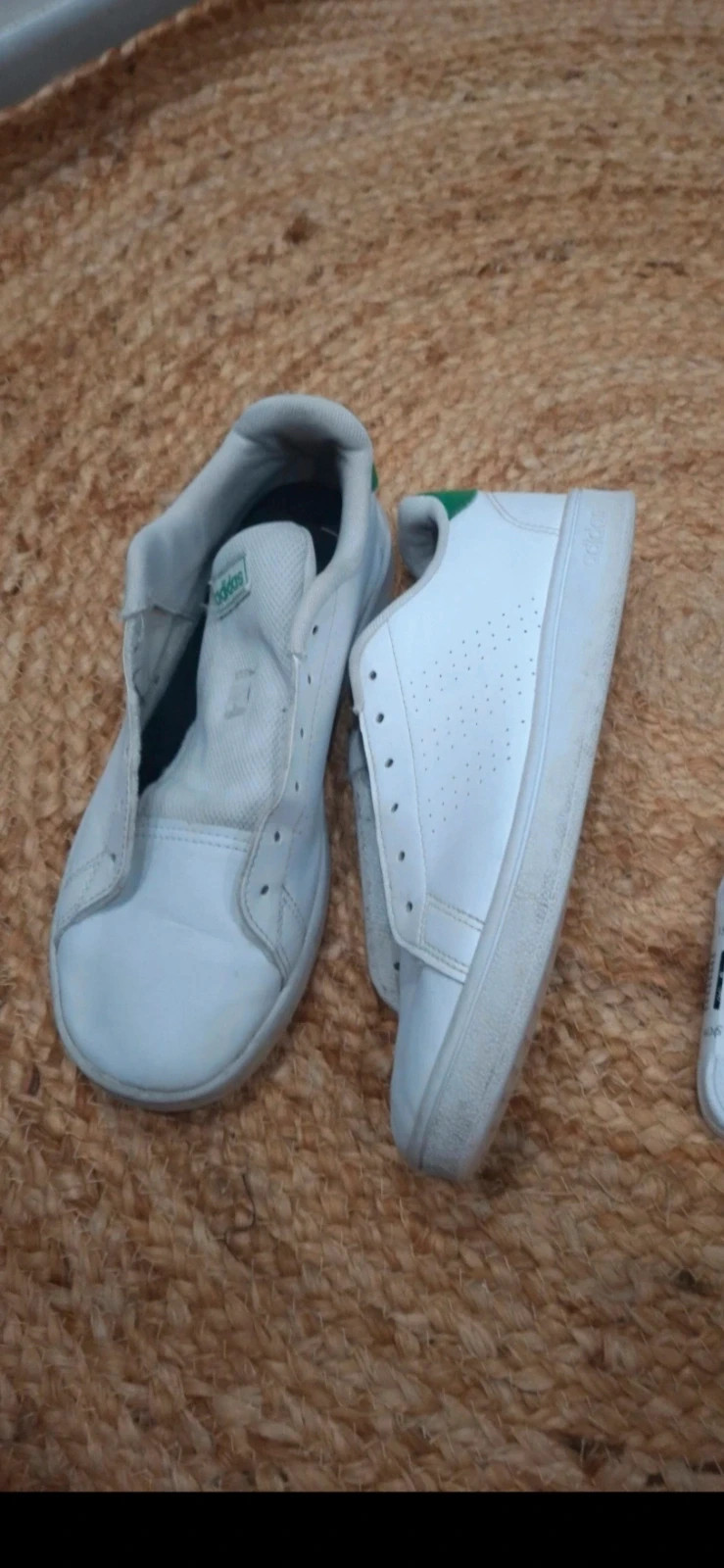 Adidas baskets blanches et vertes – taille 36 – adidas – taille 36 2