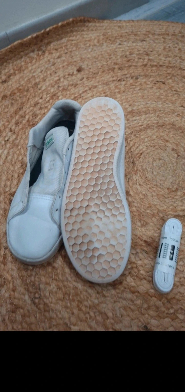 Adidas baskets blanches et vertes – taille 36 – adidas – taille 36 3
