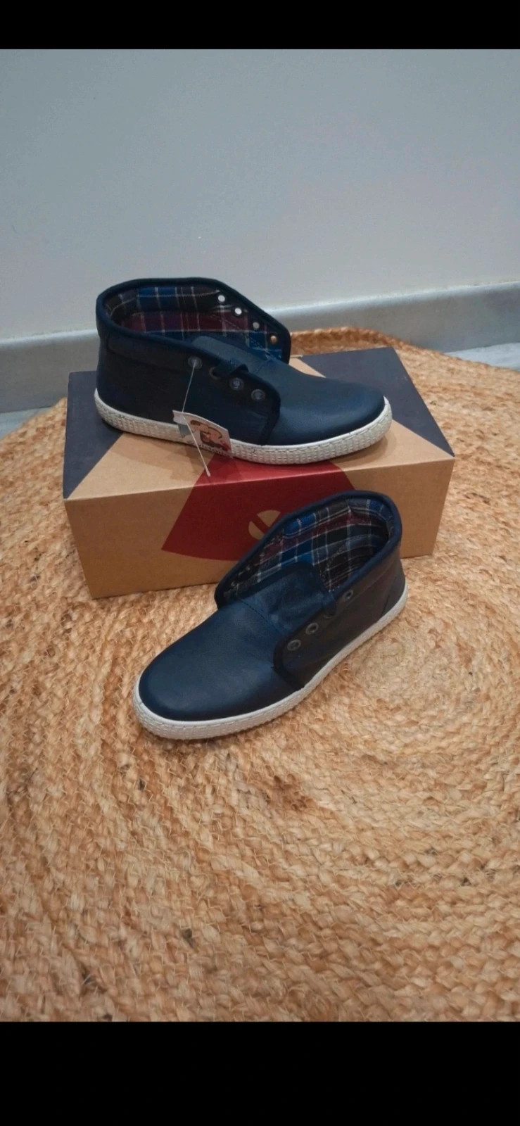 Baskets montantes Victoria bleu marine – taille 35