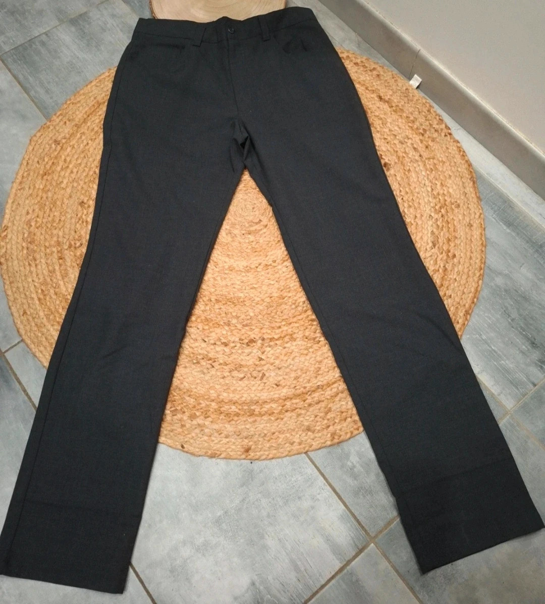 Pantalon Devred homme noir taille 44 coupe droite en laine extensible – Devred – taille W34 | FR 44 2