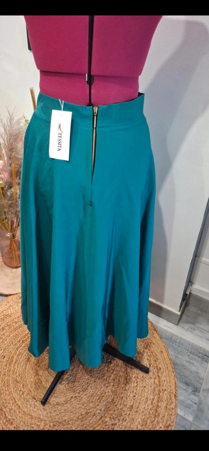 Jupe longue Tessita turquoise – taille L – neuve avec étiquette – Tessita – taille L / 40 / 12 3