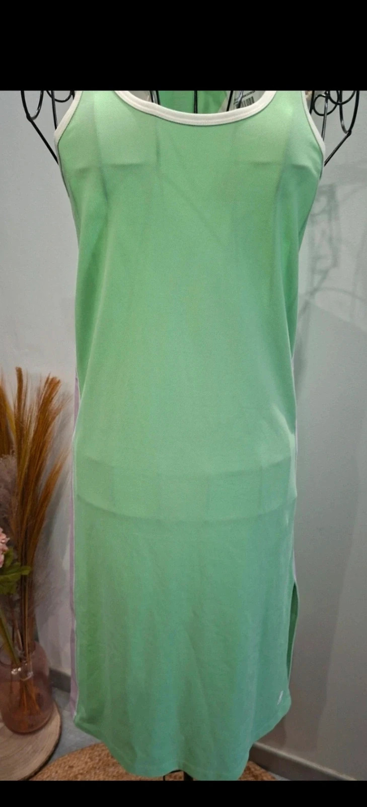 Robe Esprit vert pastel et rose – taille S – Esprit – taille S / 36 / 8 2