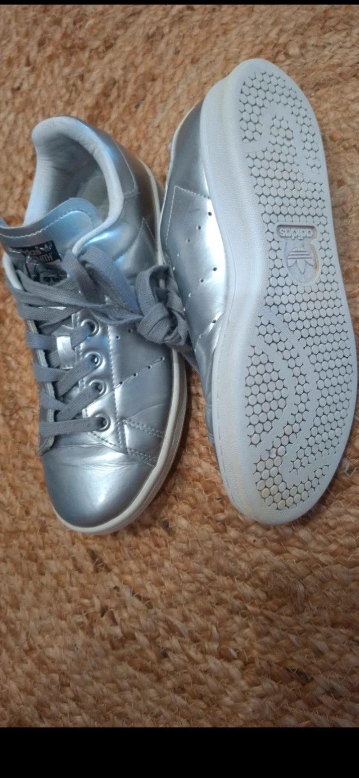 Adidas Stan Smith argentées métallisées – pointure 36 – adidas Stan Smith – taille 36 5
