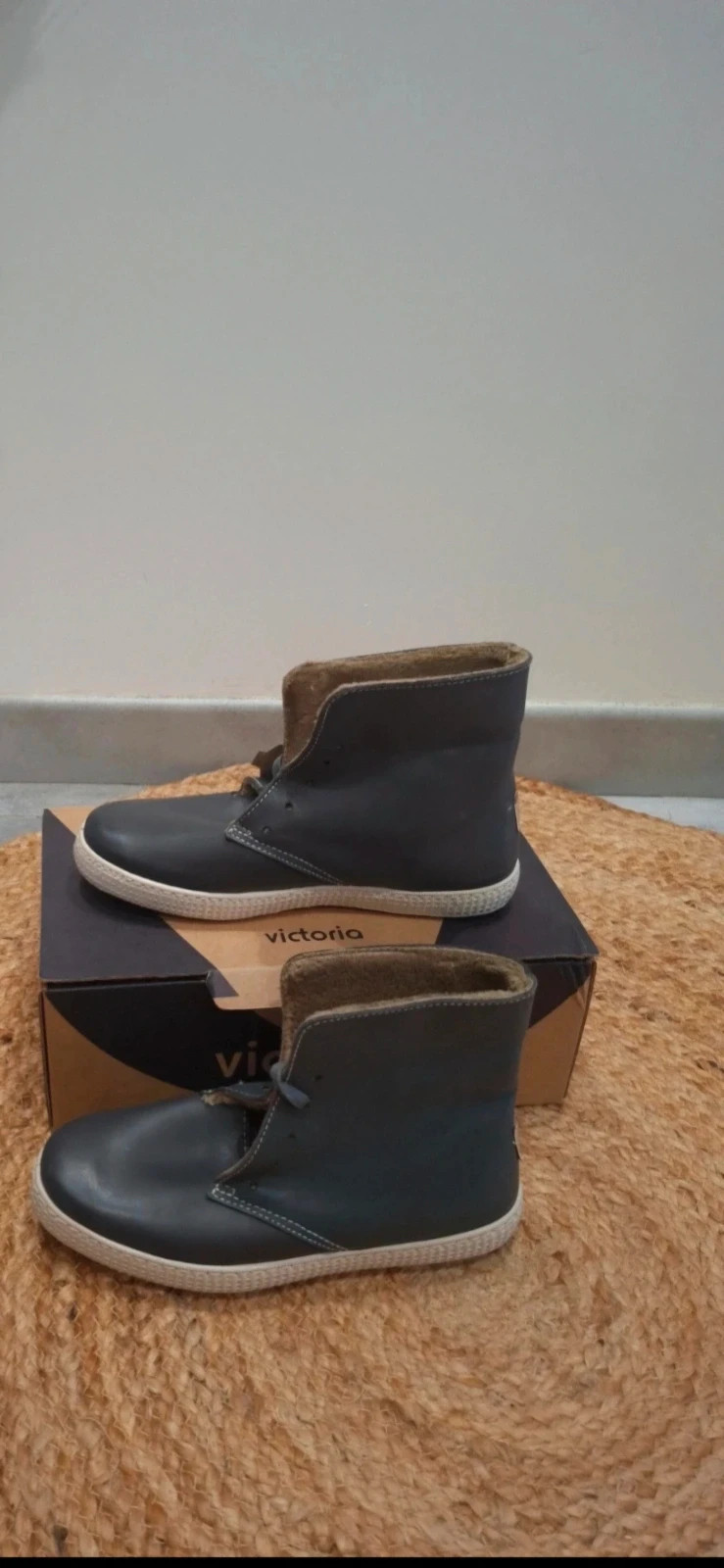 Bottines Victoria bleu marine – modèle Coraza 06786 taille 37