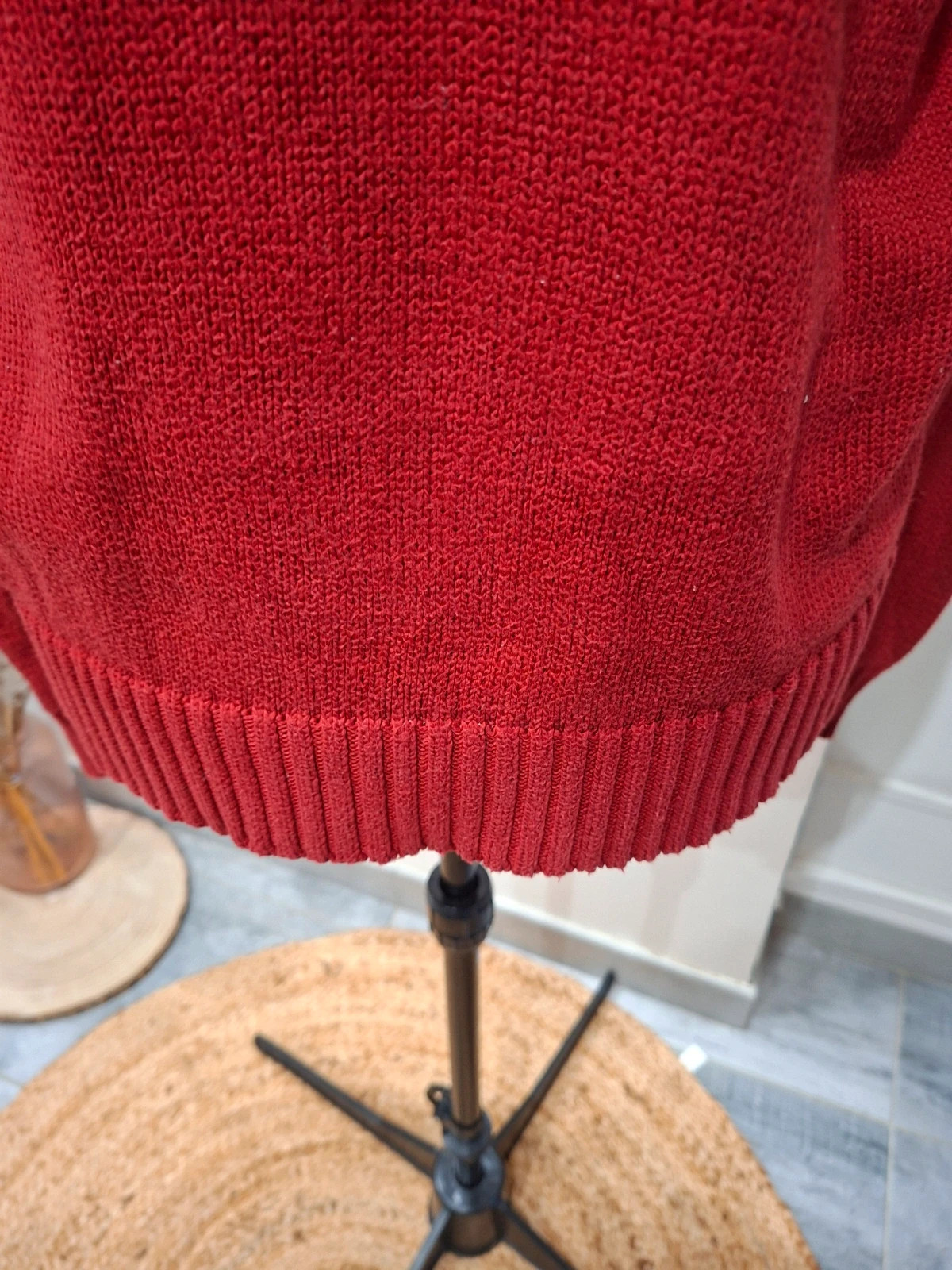 Polo Ralph Lauren – pull rouge 100 % coton – taille M – Polo Ralph Lauren – taille M 4