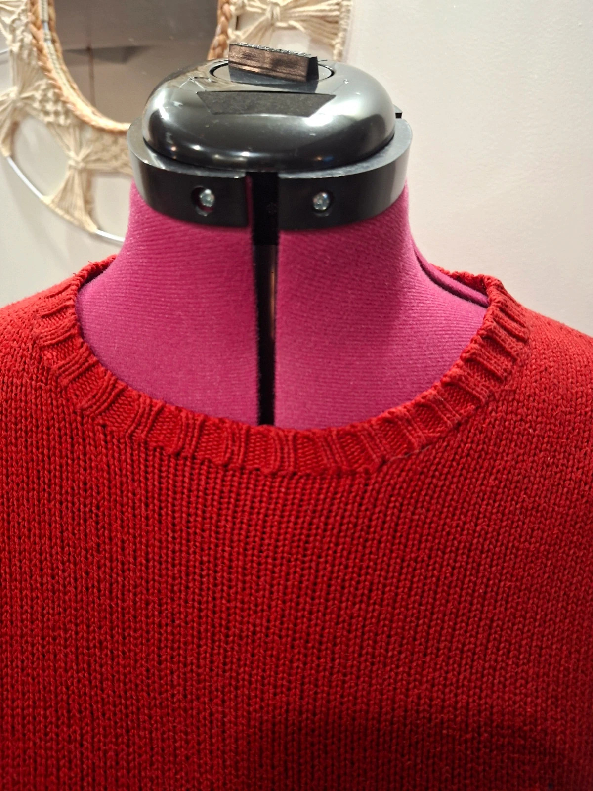 Polo Ralph Lauren – pull rouge 100 % coton – taille M – Polo Ralph Lauren – taille M 3
