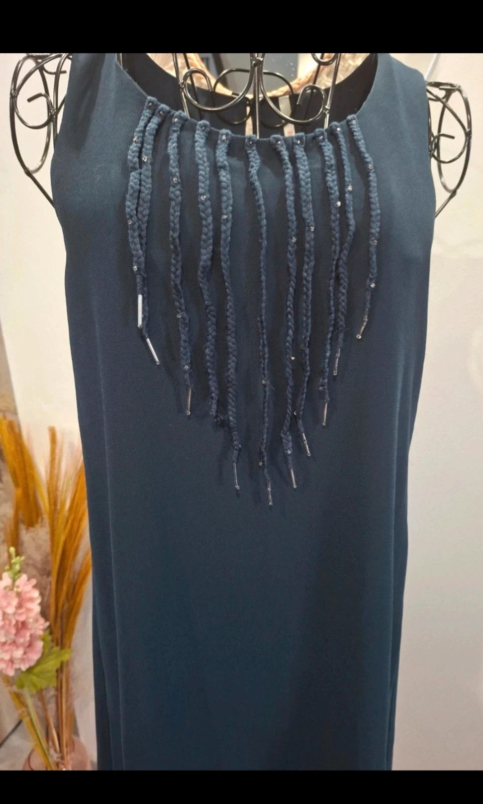 Robe I.Code by IKKS bleu marine détails tressés – taille 36 – I.Code – taille S / 36 / 8 2
