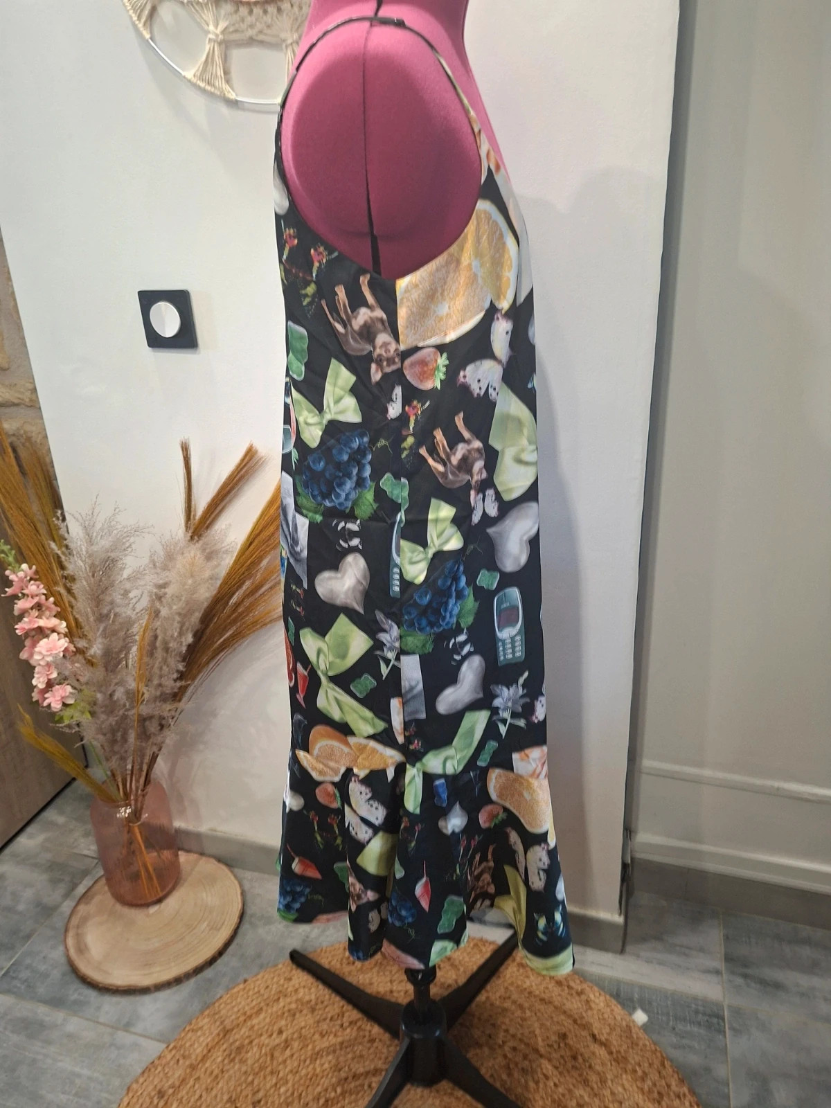 Robe Monki M neuve avec étiquette imprimé original – MONKL – taille M / 38 / 10 3