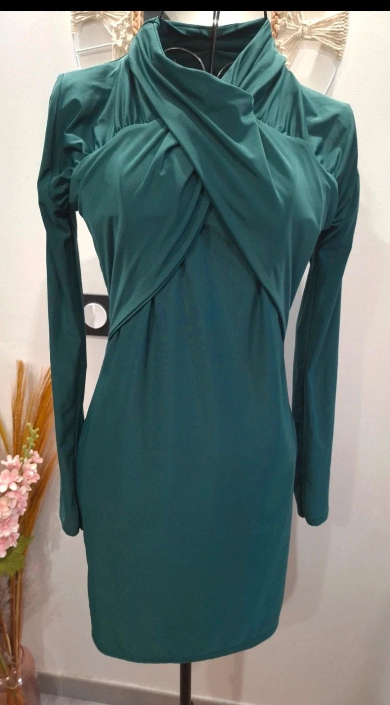 Robe moulante vert émeraude Pink Vanilla taille 42 – Pink Vanilla – taille L / 40 / 12 2
