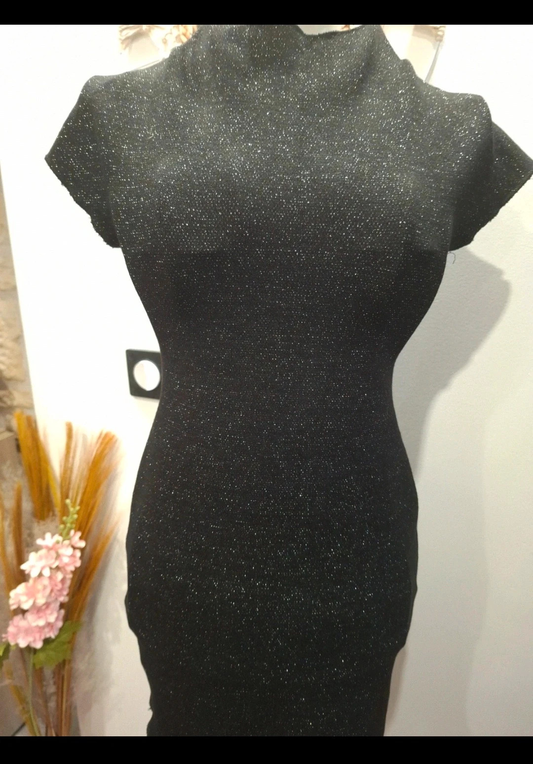 robe noire pailletée zara – taille s – Zara – taille S / 36 / 8 2