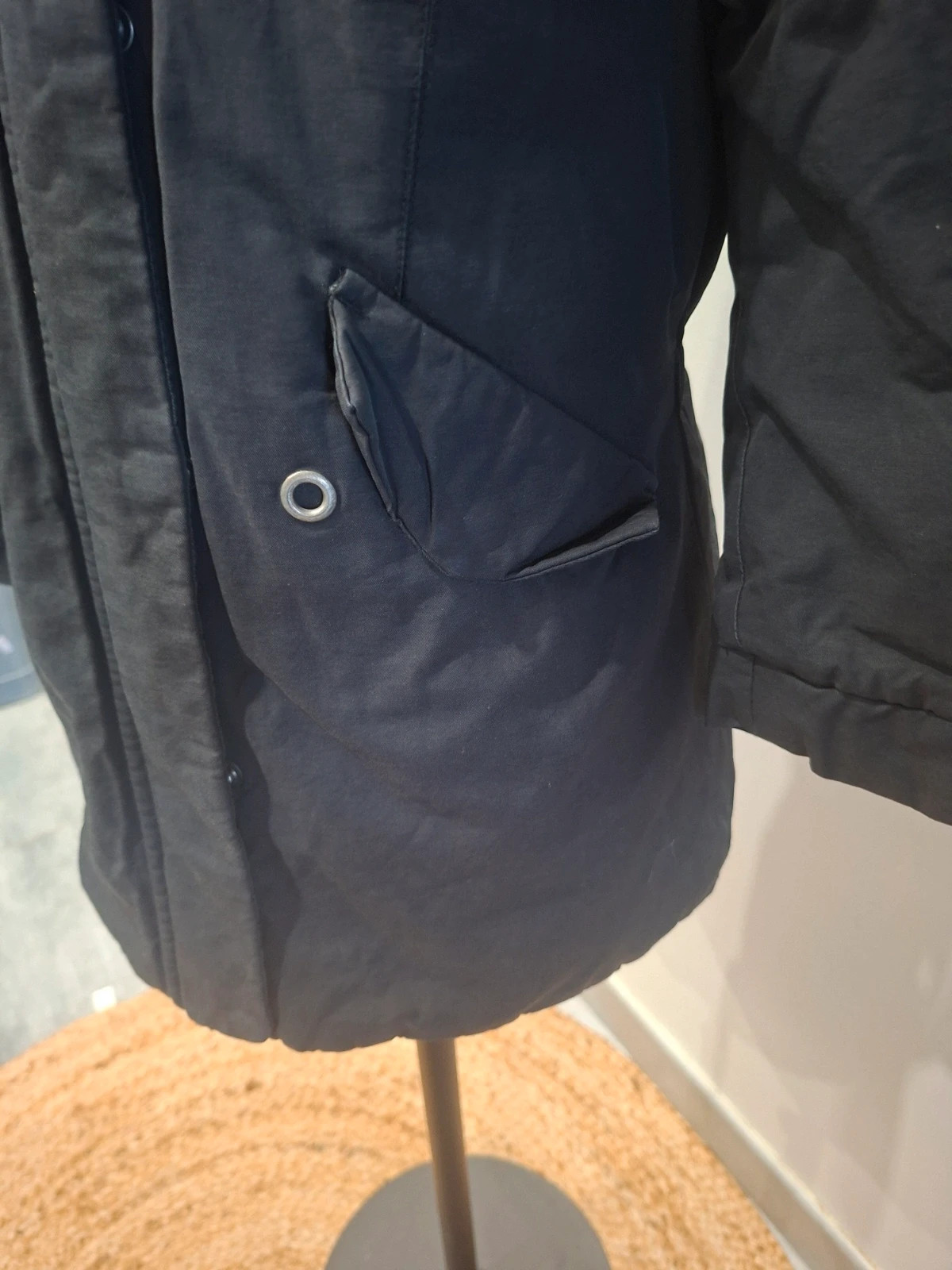 Parka Catimini fille 4 ans 104 cm – capuche fourrure bleue – Catimini – taille 4 ans / 104 cm 4