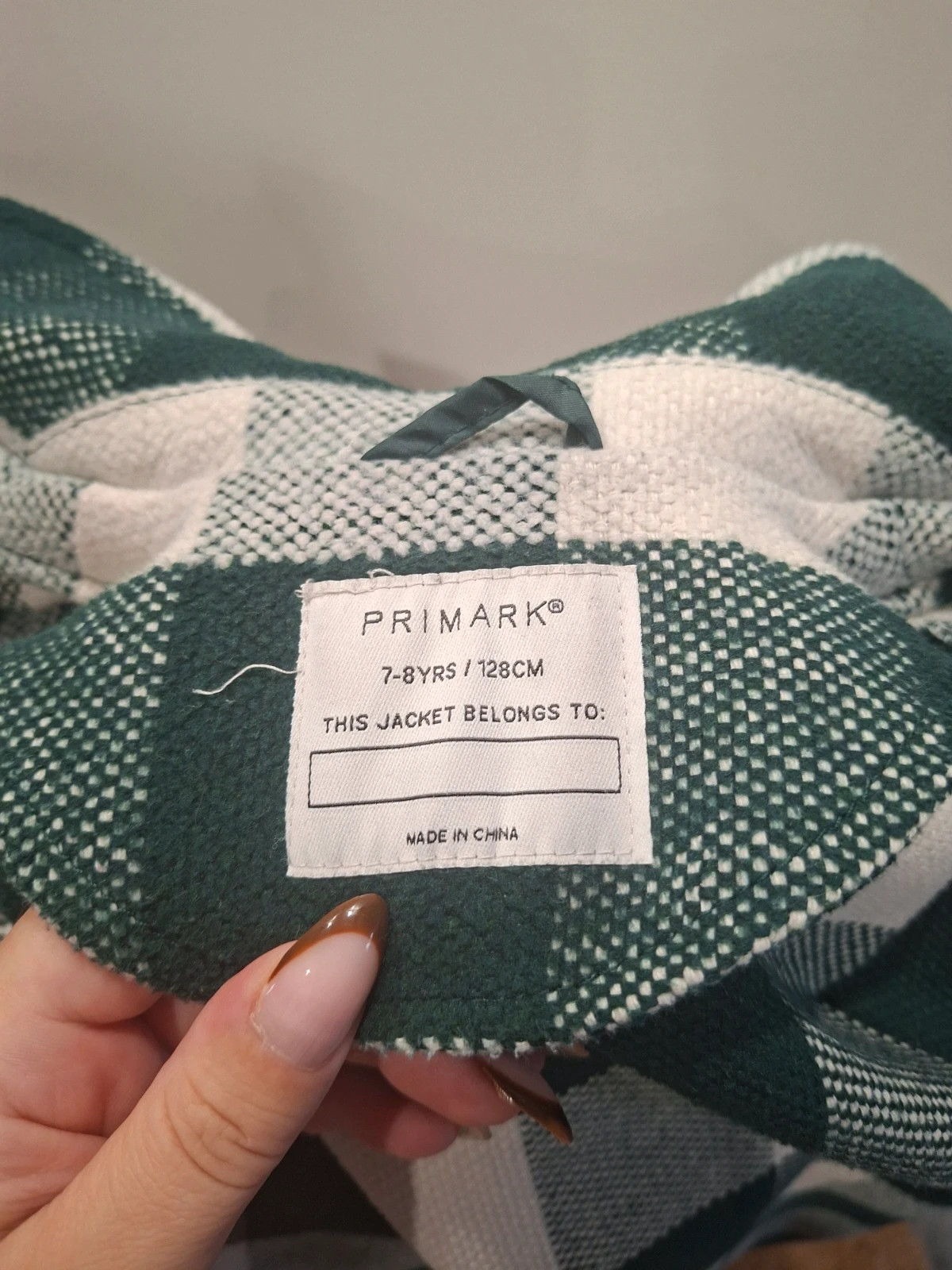 Veste / surchemise à carreaux Primark enfant 7-8 ans – Primark – taille 8 ans / 128 cm 5