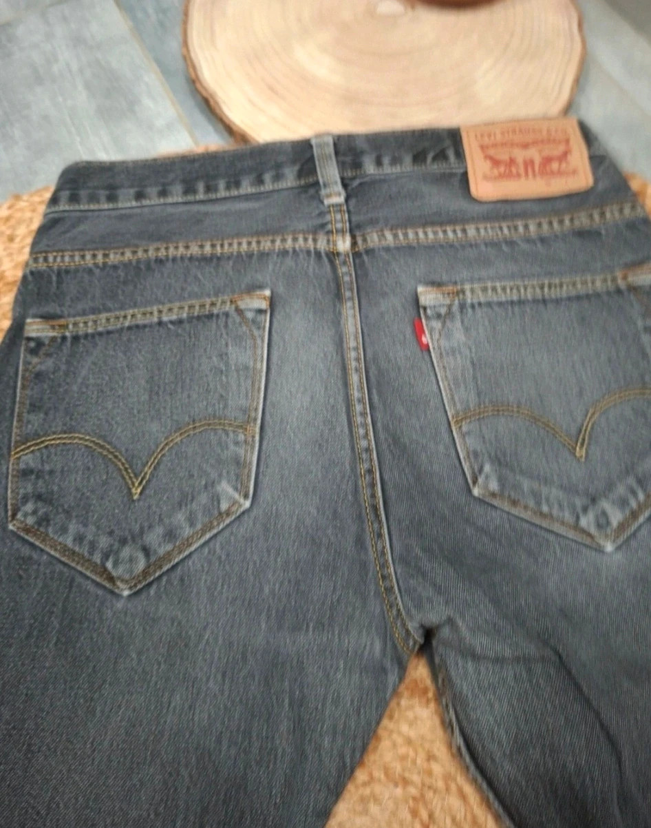 Jean Levi’s homme W32 L30 gris anthracite coupe droite vintage – Levi's – taille W32 | FR 42 4