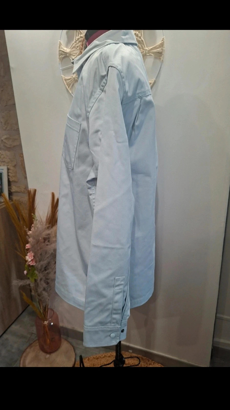 Chemise M.C. Overalls bleu ciel homme L – style workwear – m.c coveralls – taille L 3