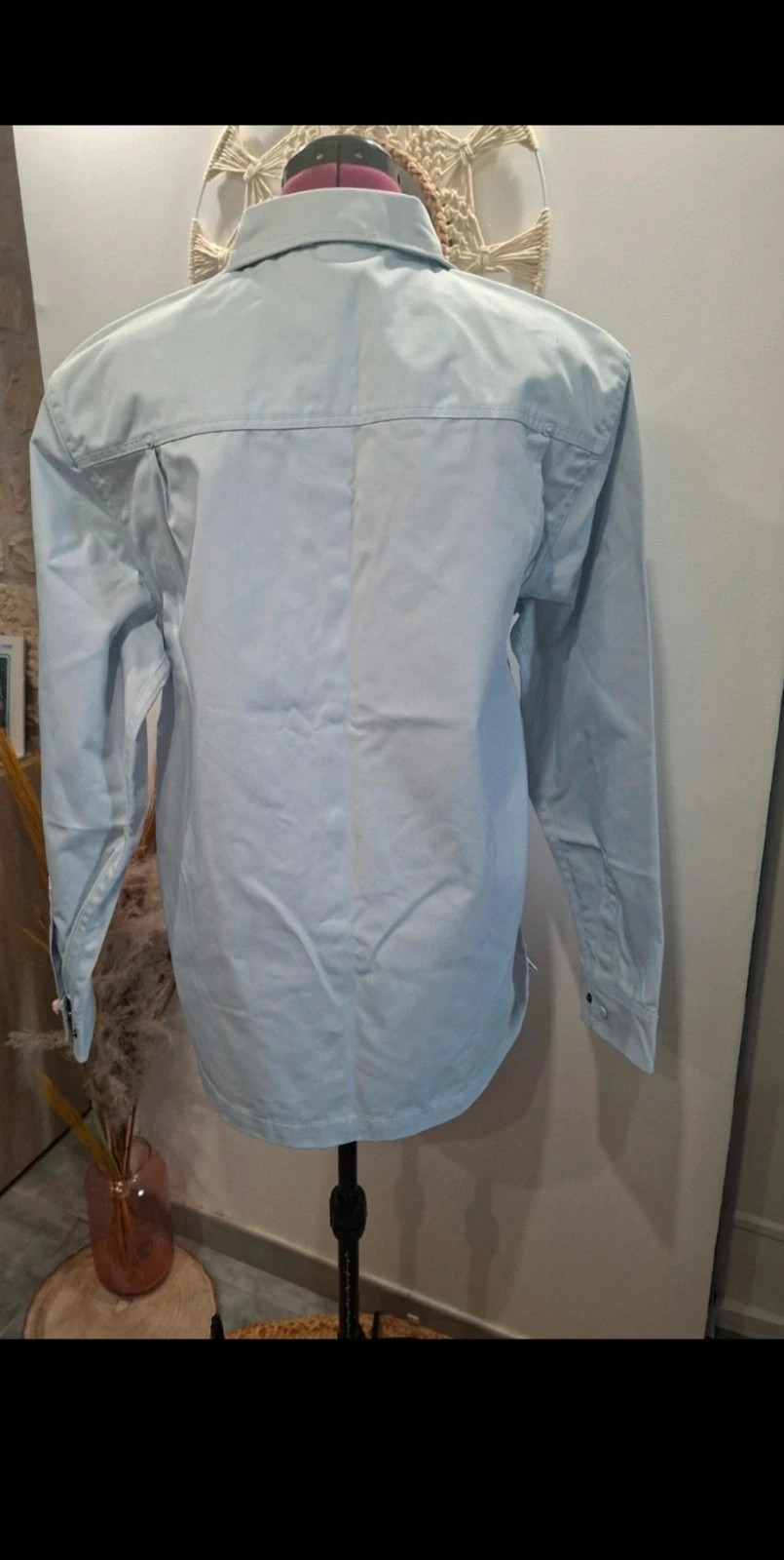 Chemise M.C. Overalls bleu ciel homme L – style workwear – m.c coveralls – taille L 4