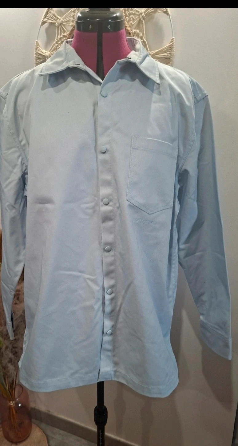 Chemise M.C. Overalls bleu ciel homme L – style workwear – m.c coveralls – taille L