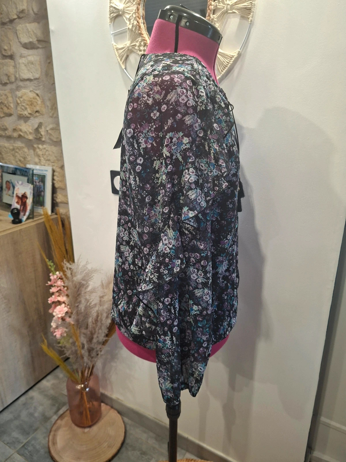 Blouse Fous de Vous fleurie – neuve avec étiquette – Fous de Vous – taille S / 36 / 8 3