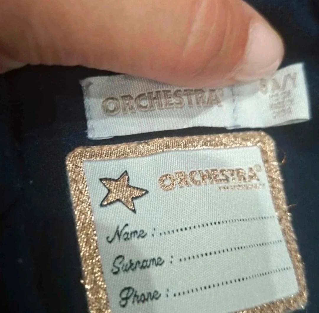 Veste blazer fille Orchestra bleu marine 5 ans 110 cm étoiles dorées – Orchestra – taille 5 ans / 110 cm 4