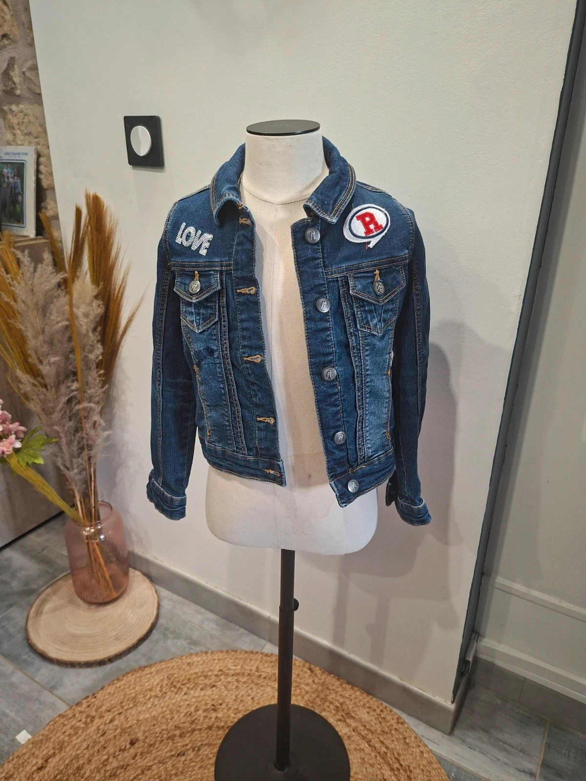 Veste en jean enfant Orchestra – 8 ans / 128 cm