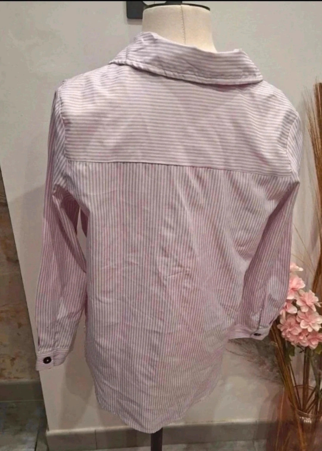 Très jolie chemise fille à fines rayures rose et blanc, taille 9 ans / 9Y. – Shein – taille 9 ans / 134 cm 4