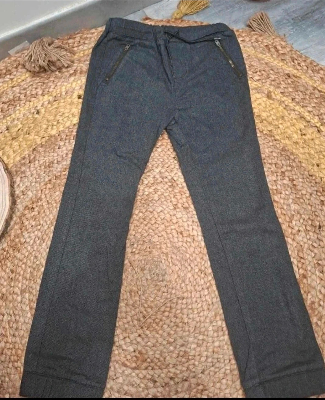 Pantalon Tape à l’œil fille 9 ans 134 cm gris anthracite – Tape à l'œil – taille 9 ans / 134 cm 2