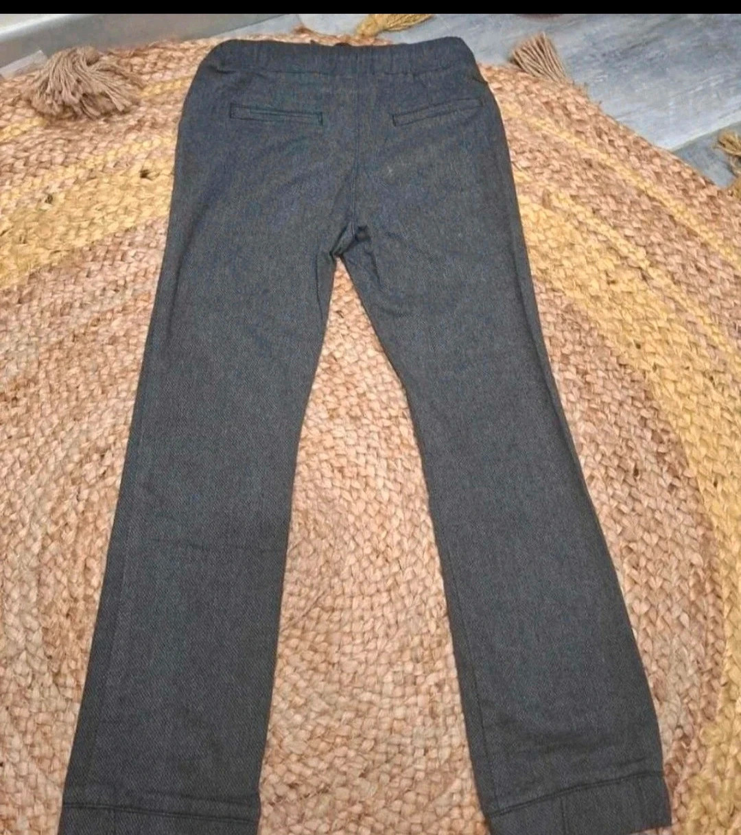 Pantalon Tape à l’œil fille 9 ans 134 cm gris anthracite – Tape à l'œil – taille 9 ans / 134 cm 5