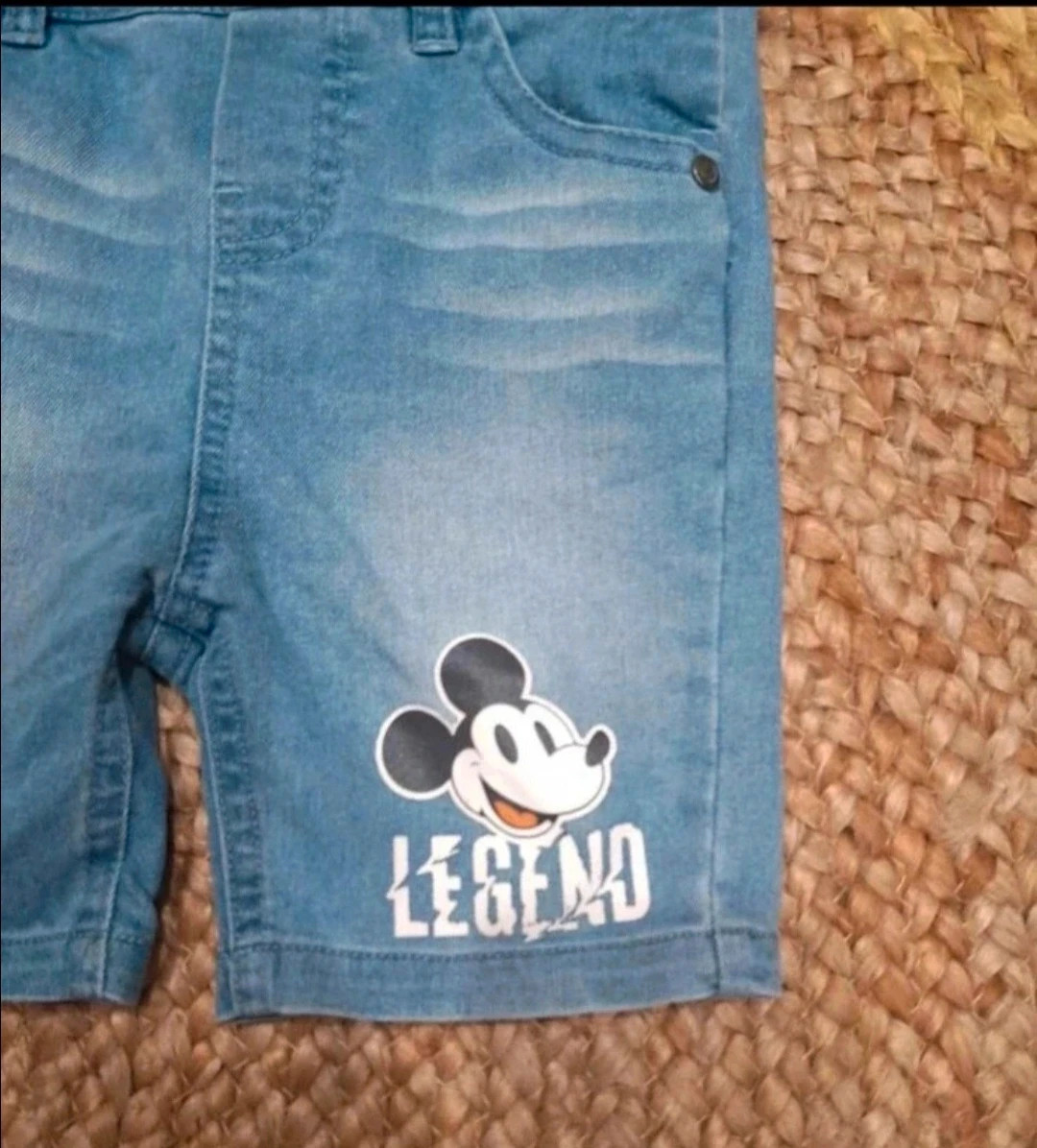 Salopette short en jean Disney Mickey – garçon – 18 mois – Disney – taille 12-18 mois / 80 cm 5