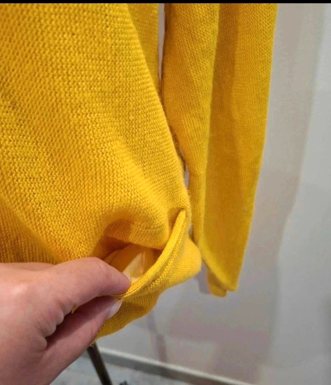 Gilet femme jaune moutarde – taille L – taille L / 40 / 12 3