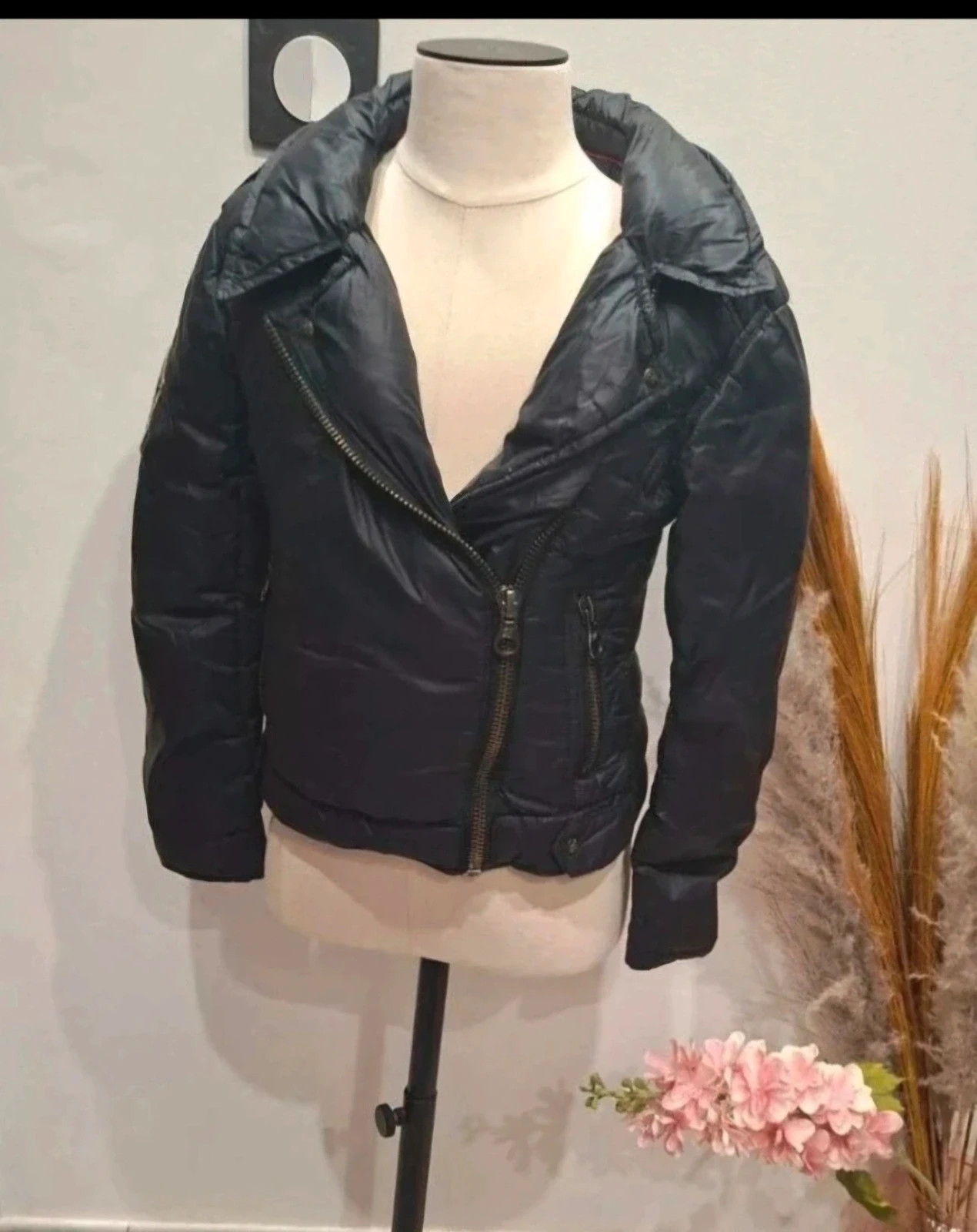 Doudoune RedSkins noire fille 6 ans – style motard
