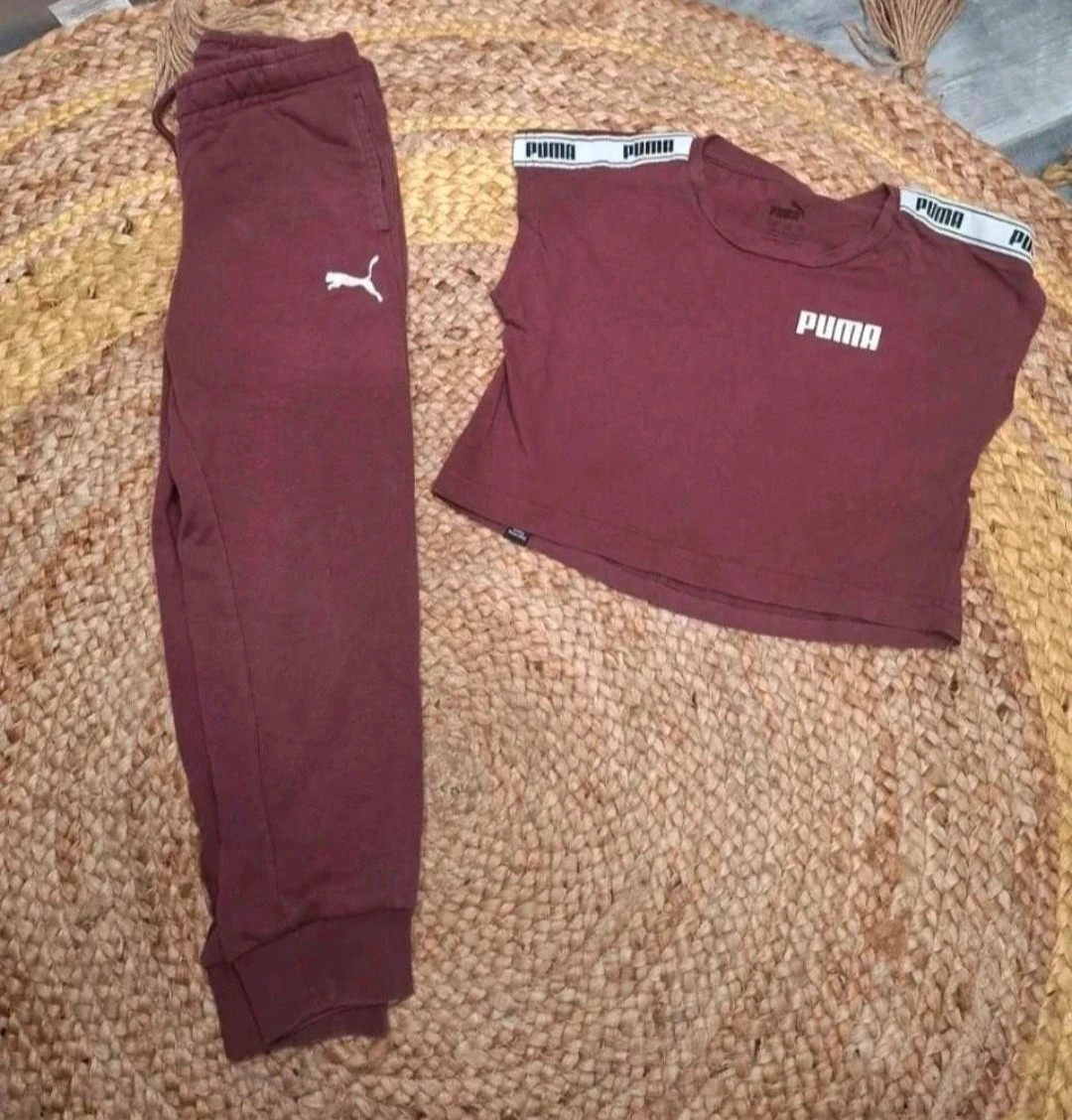 Ensemble Puma fille 5/6 ans – 2 pièces bordeaux – Puma – taille 5 ans / 110 cm 2