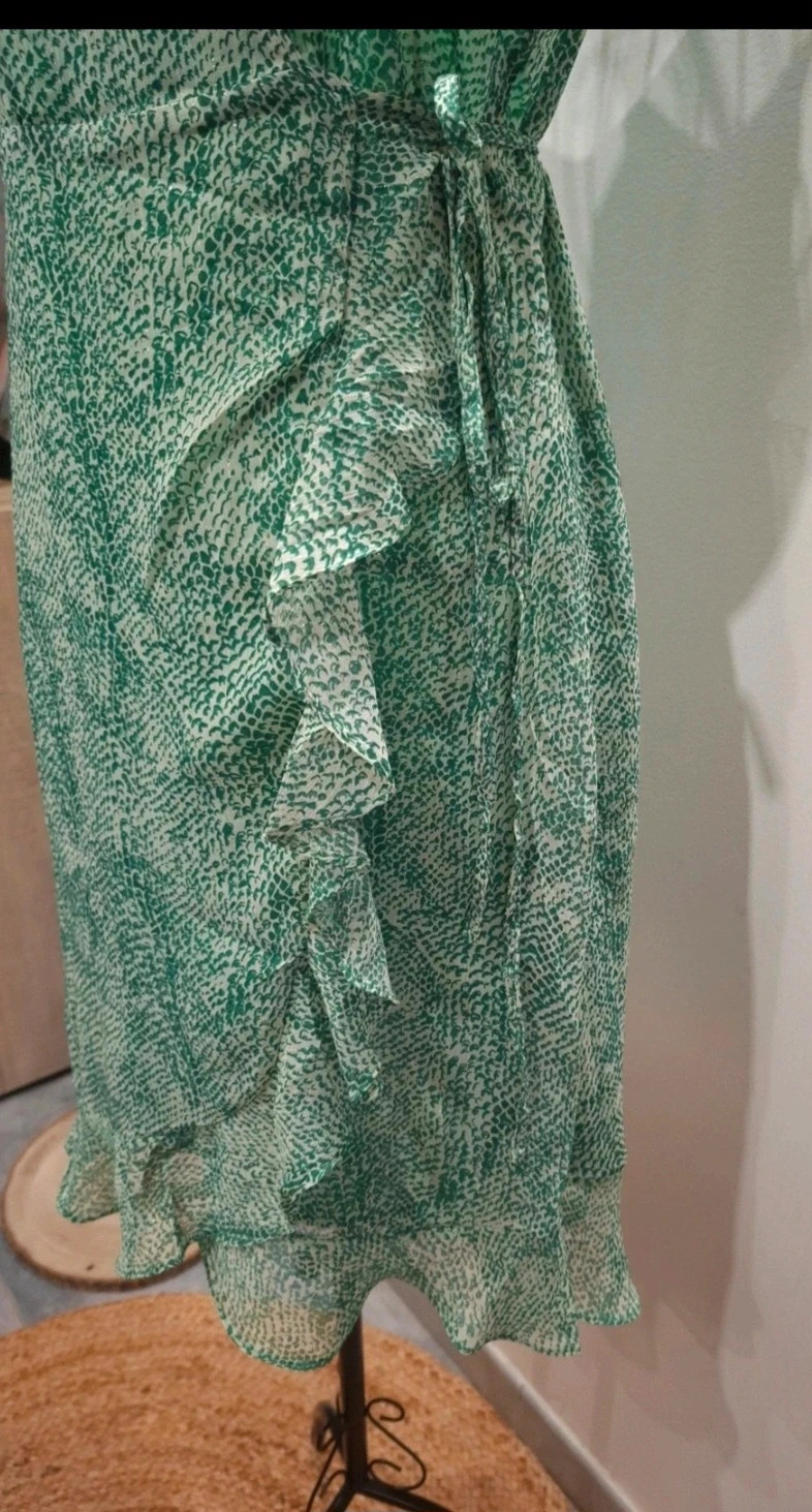 Robe verte imprimé animal – M – neuve – it Hippie – taille M / 38 / 10 3