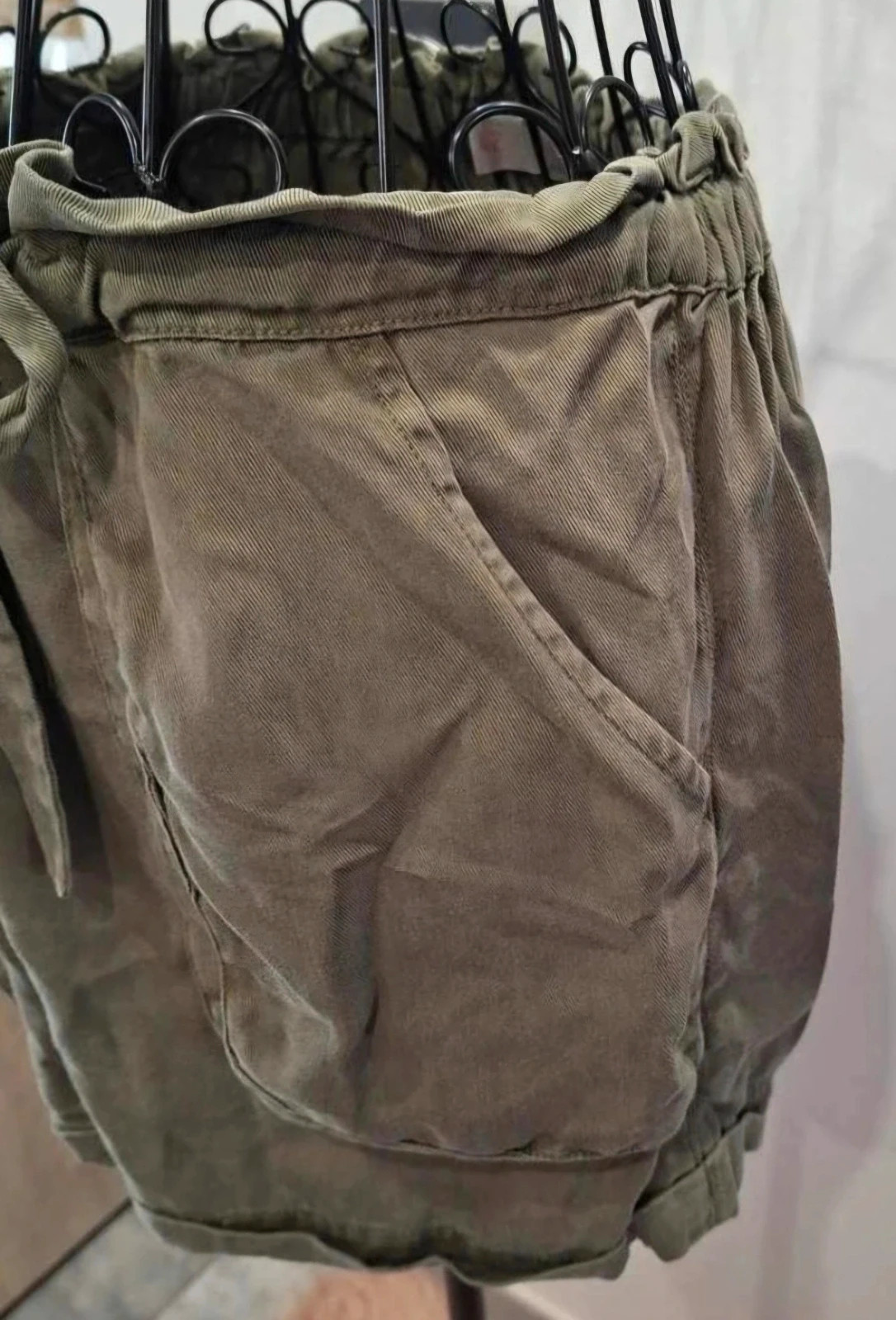 Short de grossesse / maternité kaki Prémaman – Taille 42 – premamam – taille XL / 42 / 14 3