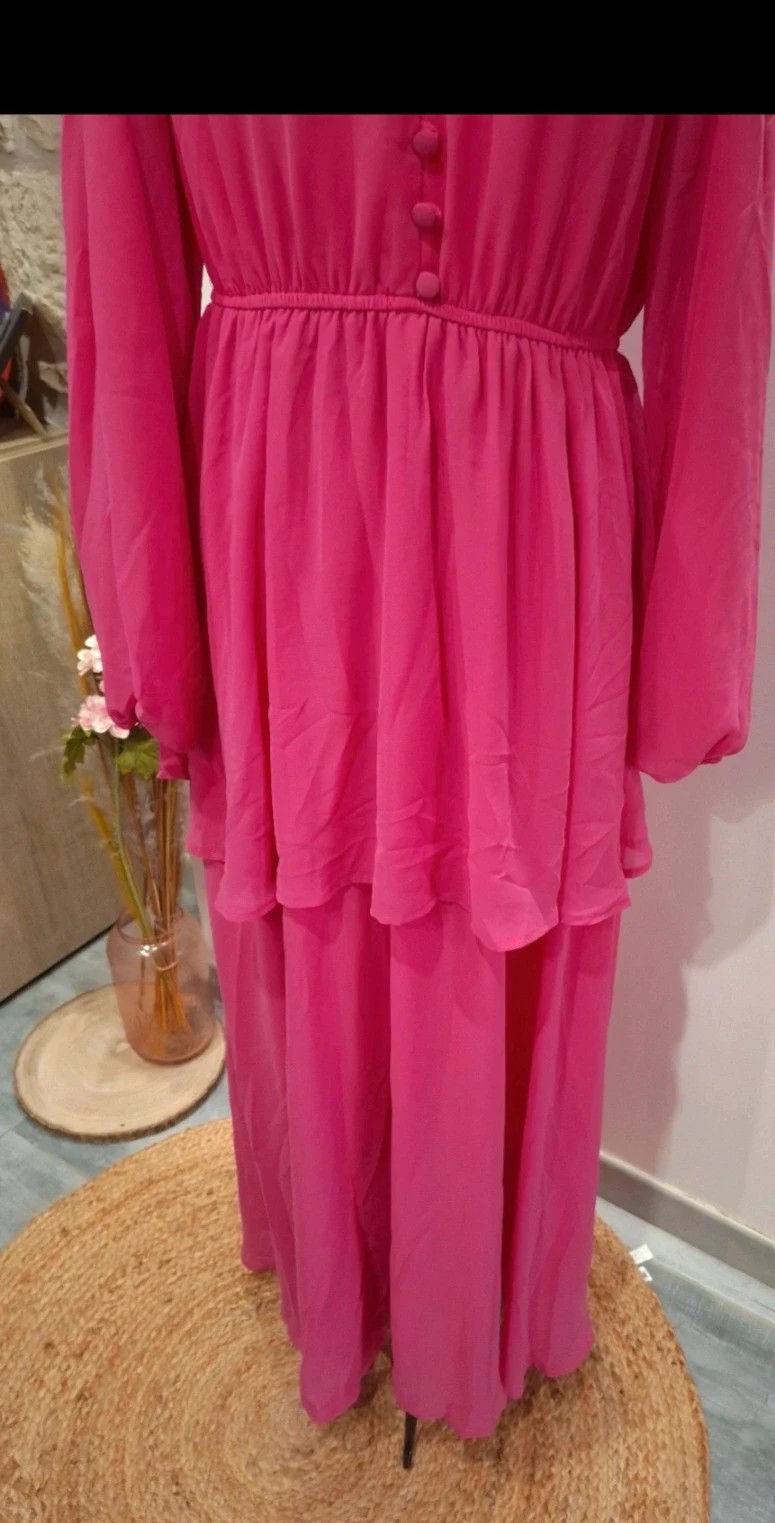 Robe longue fuchsia Refka Woman – taille 38 – Refka – taille M / 38 / 10 3