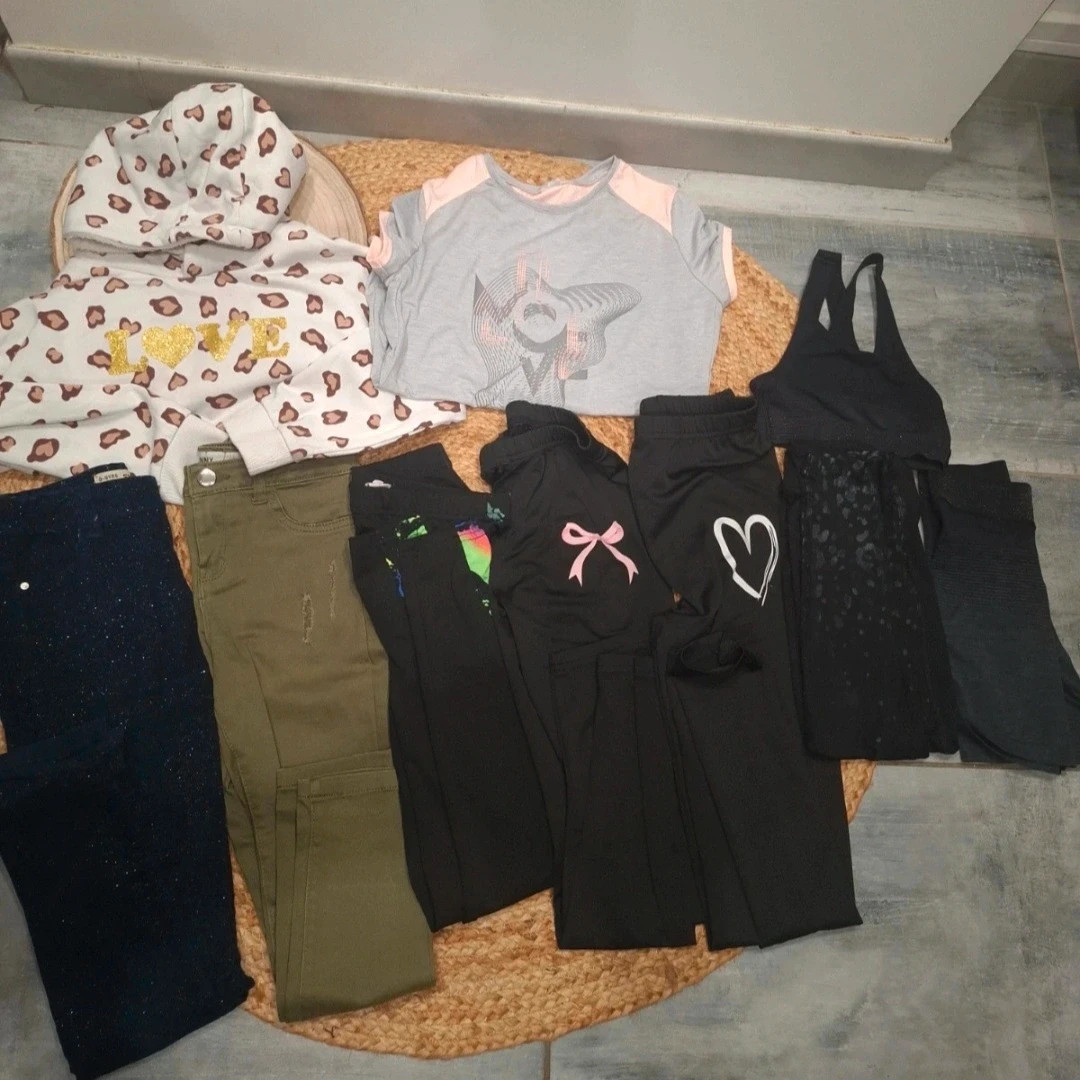 Lot de 10 vêtements fille – 8 ans / 128 cm – Shein – taille 8 ans / 128 cm