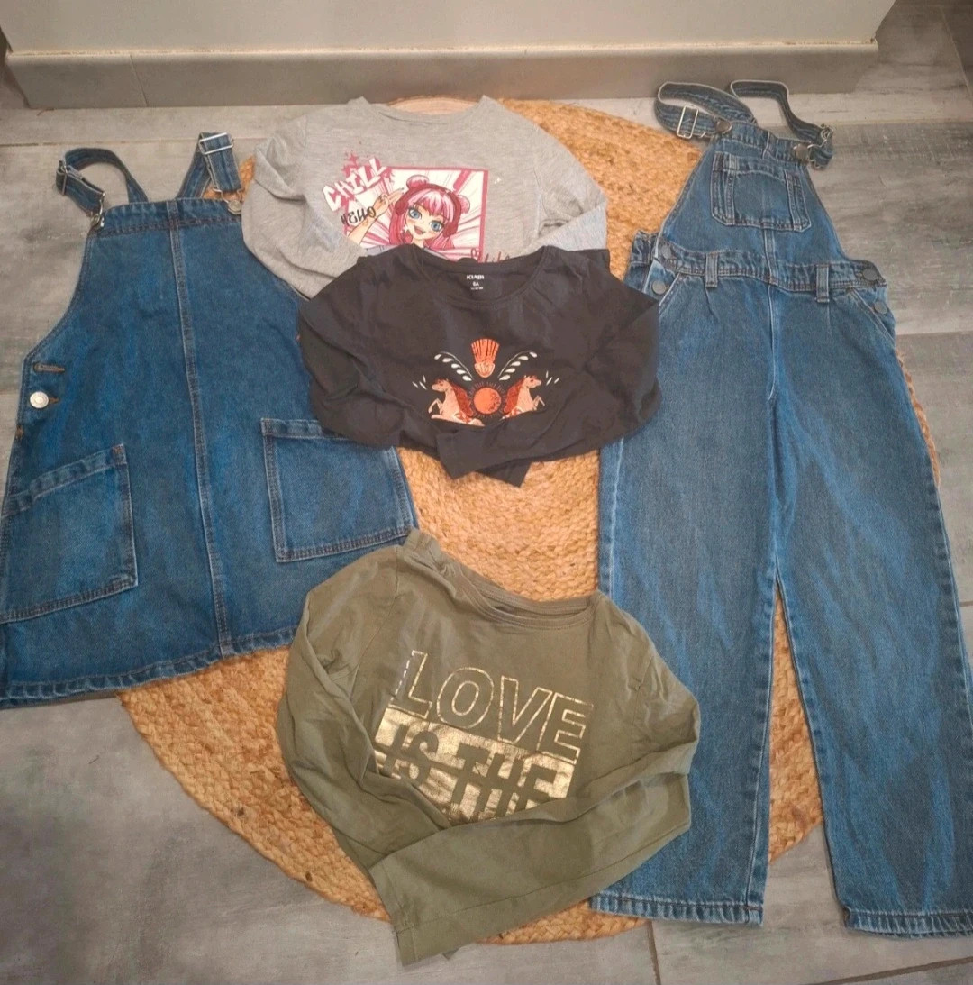 Lot fille 7-8 ans – 5 pièces