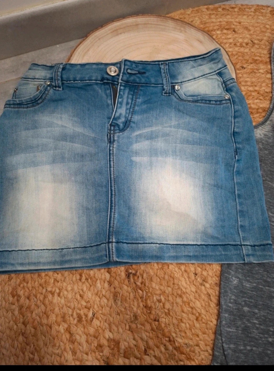 Lot fille ado – Jupe en jean + débardeur IKKS – IKKS – taille 13 ans / 158 cm 2