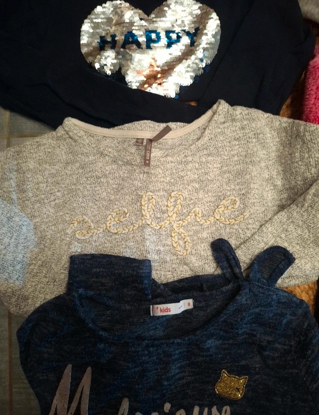 Lot de 8 vêtements fille – tailles 7/8/10 ans environ – Diverse – taille 7 ans / 122 cm 2
