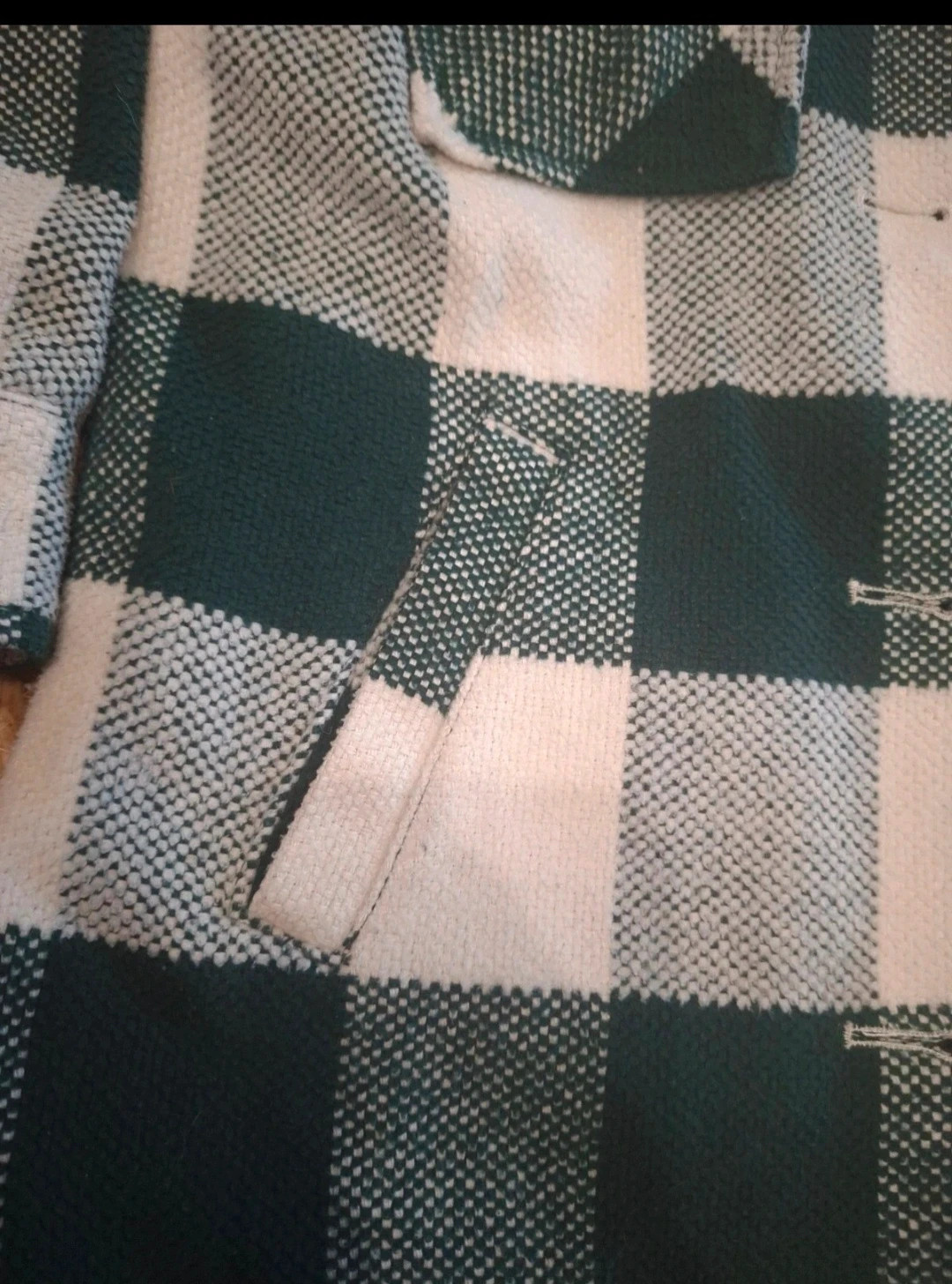 Surchemise à carreaux vert, blanc et gris – Primark 7/8 ans – Primark – taille 8 ans / 128 cm 3