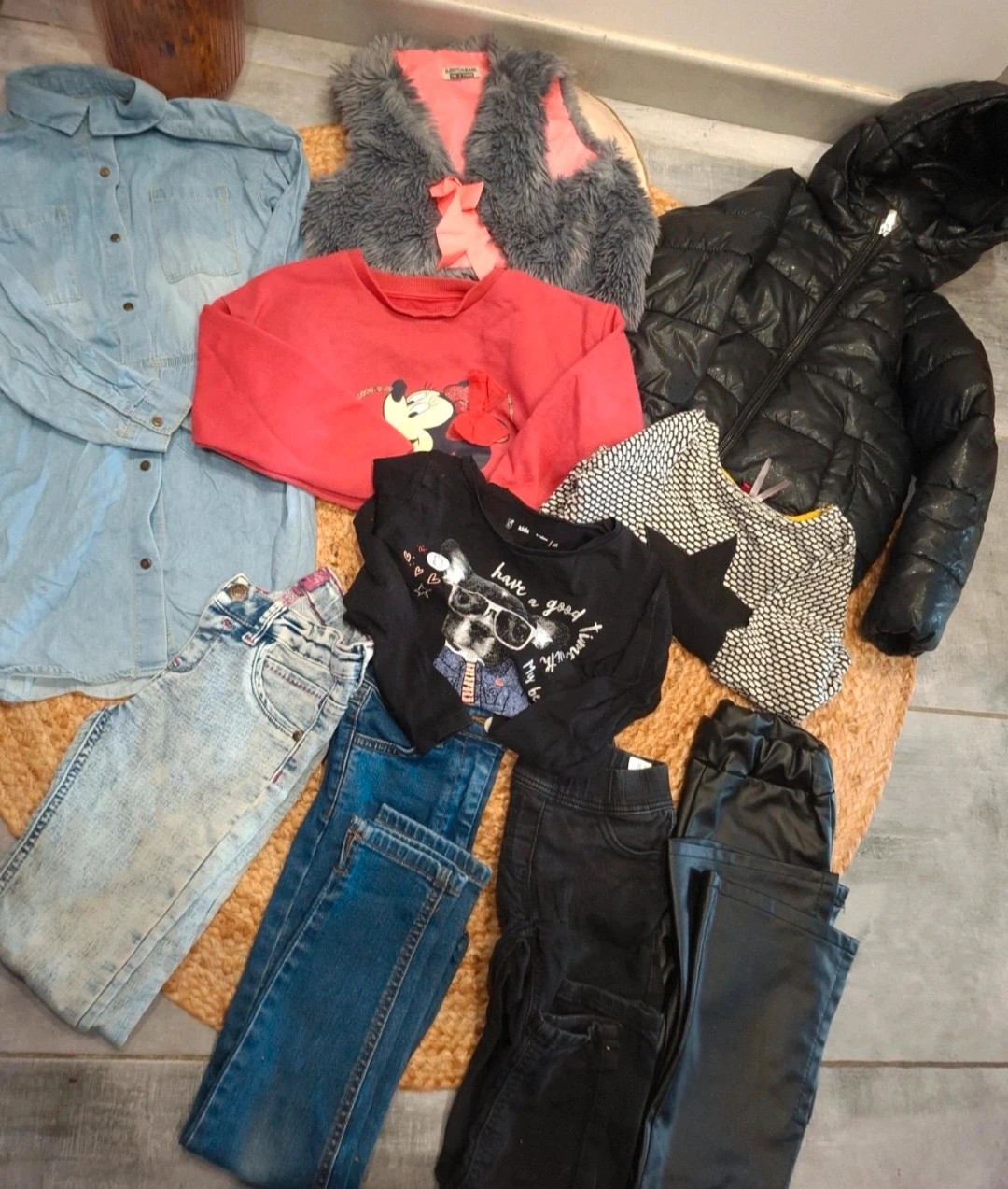 Lot de 10 vêtements fille – automne/hiver
