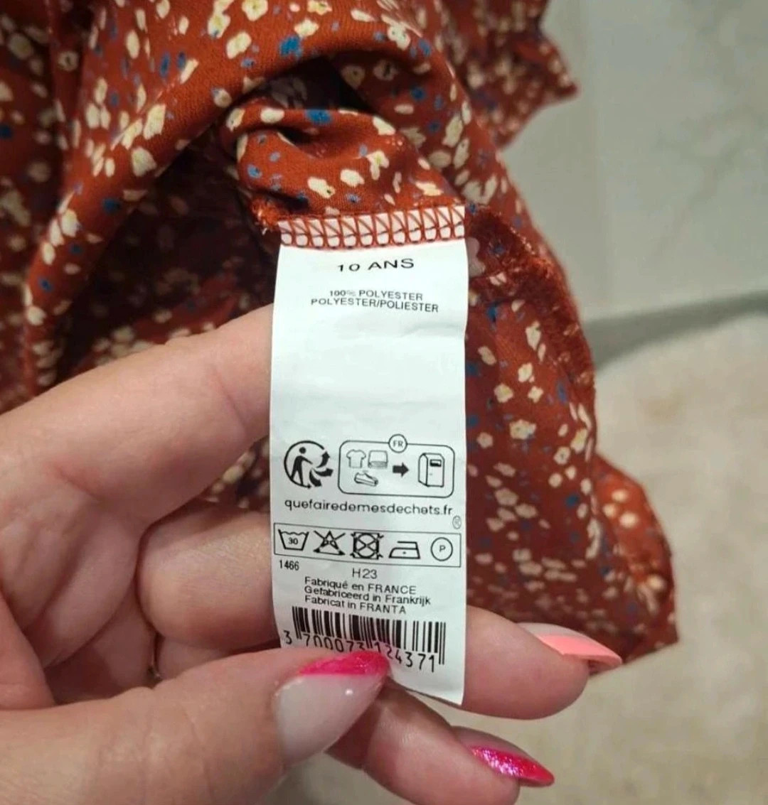 Robe fille 10 ans – fabrication française – LPC GIRLS – taille 10 ans / 140 cm 3