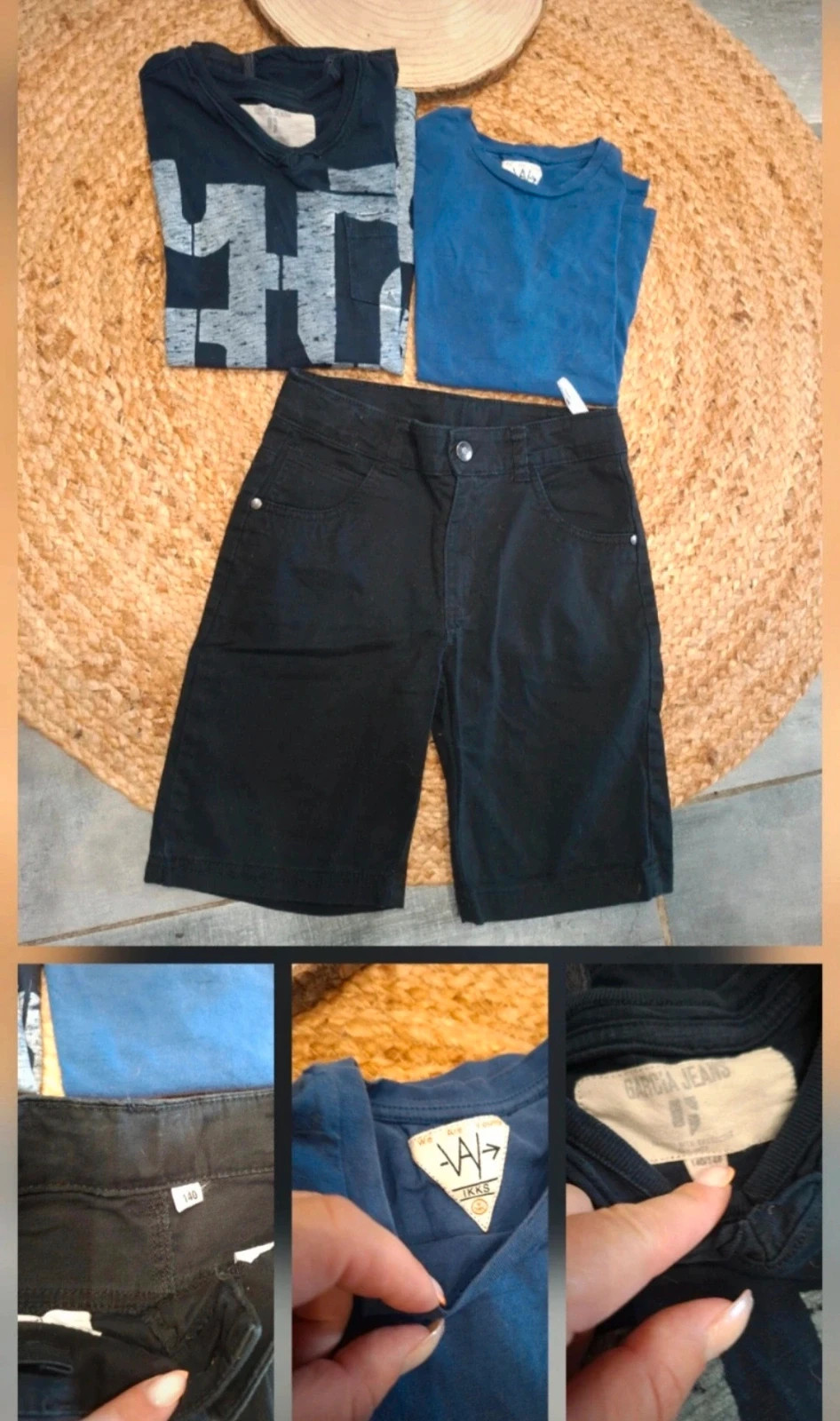 Lot garçon 3 pièces – taille 140 – IKKS & Garcia Jeans