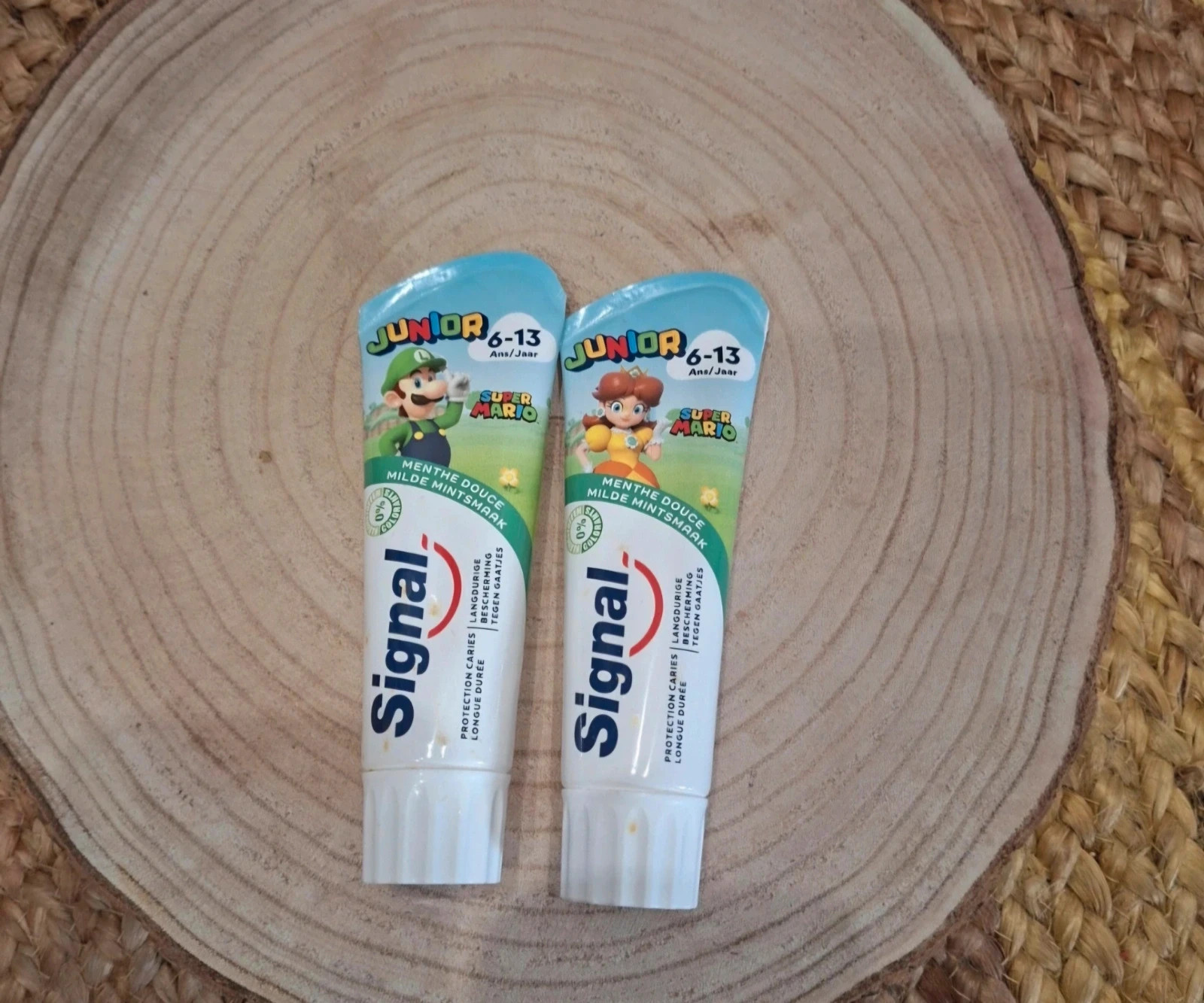 Lot de 2 dentifrices Signal Junior Super Mario 6-13 ans – Signal