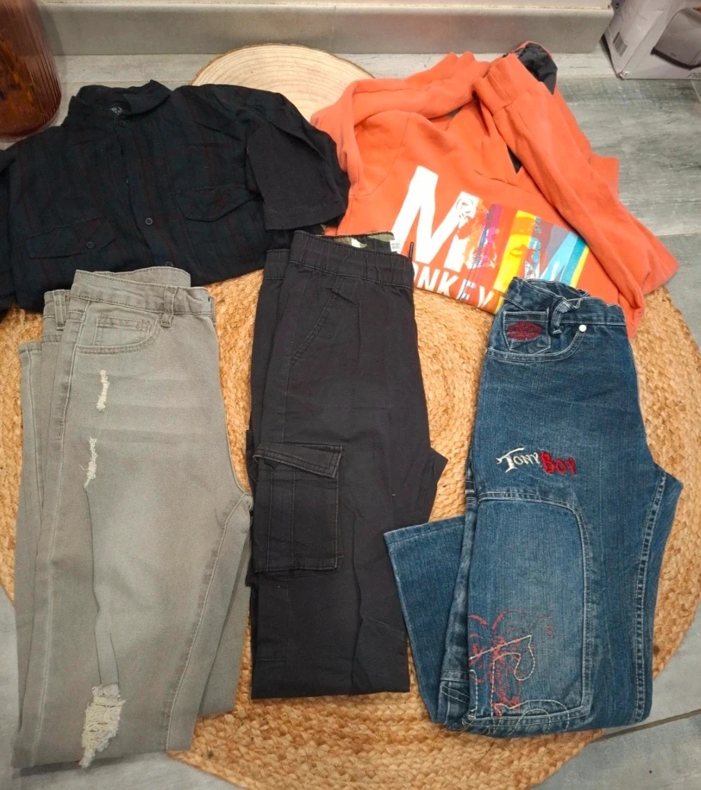 Lot 6 vêtements garçon 11-12 ans / 12 ans – Tommy Boy, Tom Tailor, Name It, Shein – Diverse – taille 12 ans / 152 cm 3