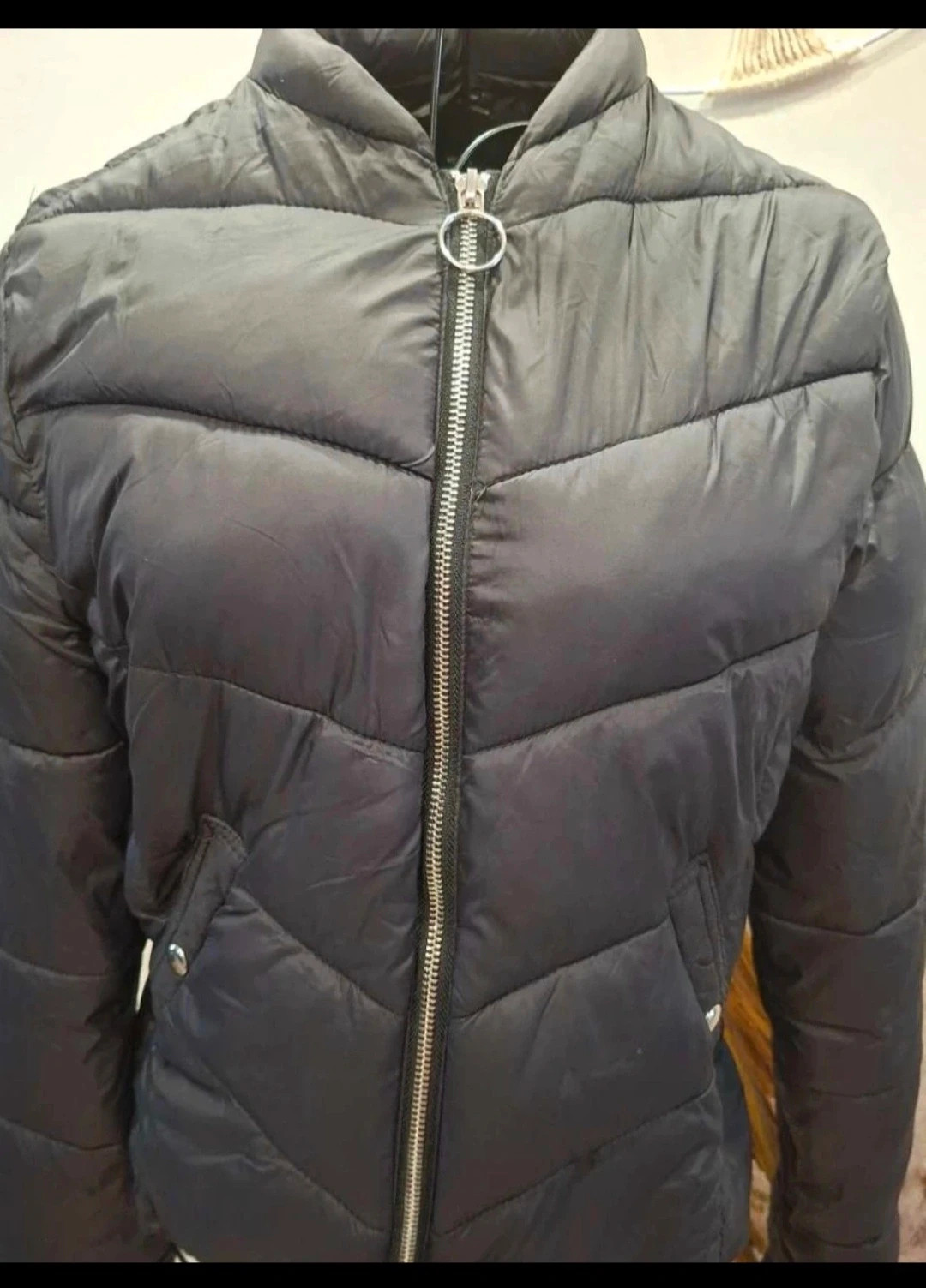 Doudoune courte noire Bershka - Taille S - Très bon état – Bershka – taille S / 36 / 8 2