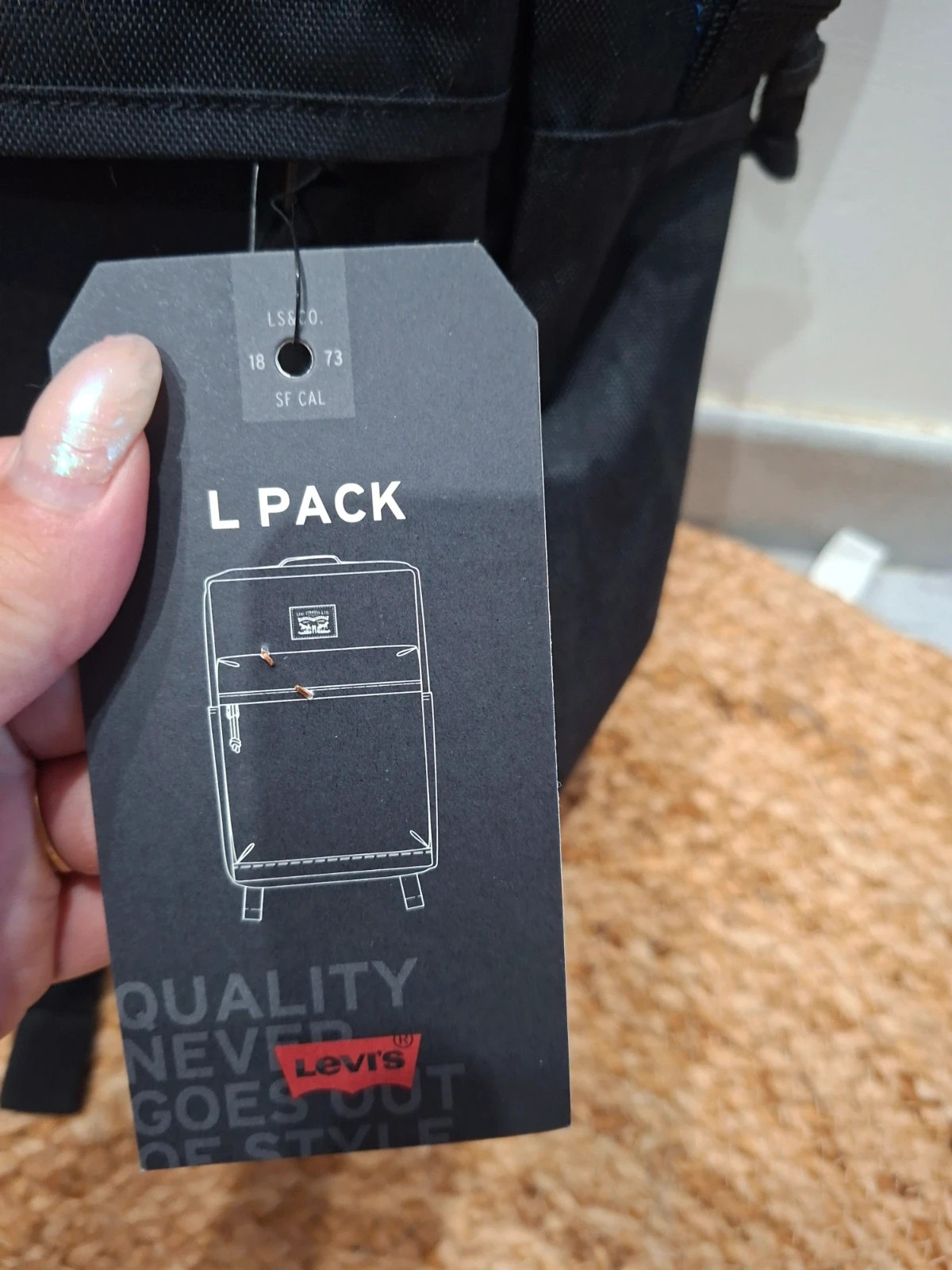 Sac à dos Levi’s L Pack - Noir et Bleu - Neuf avec étiquette – Levi's 4