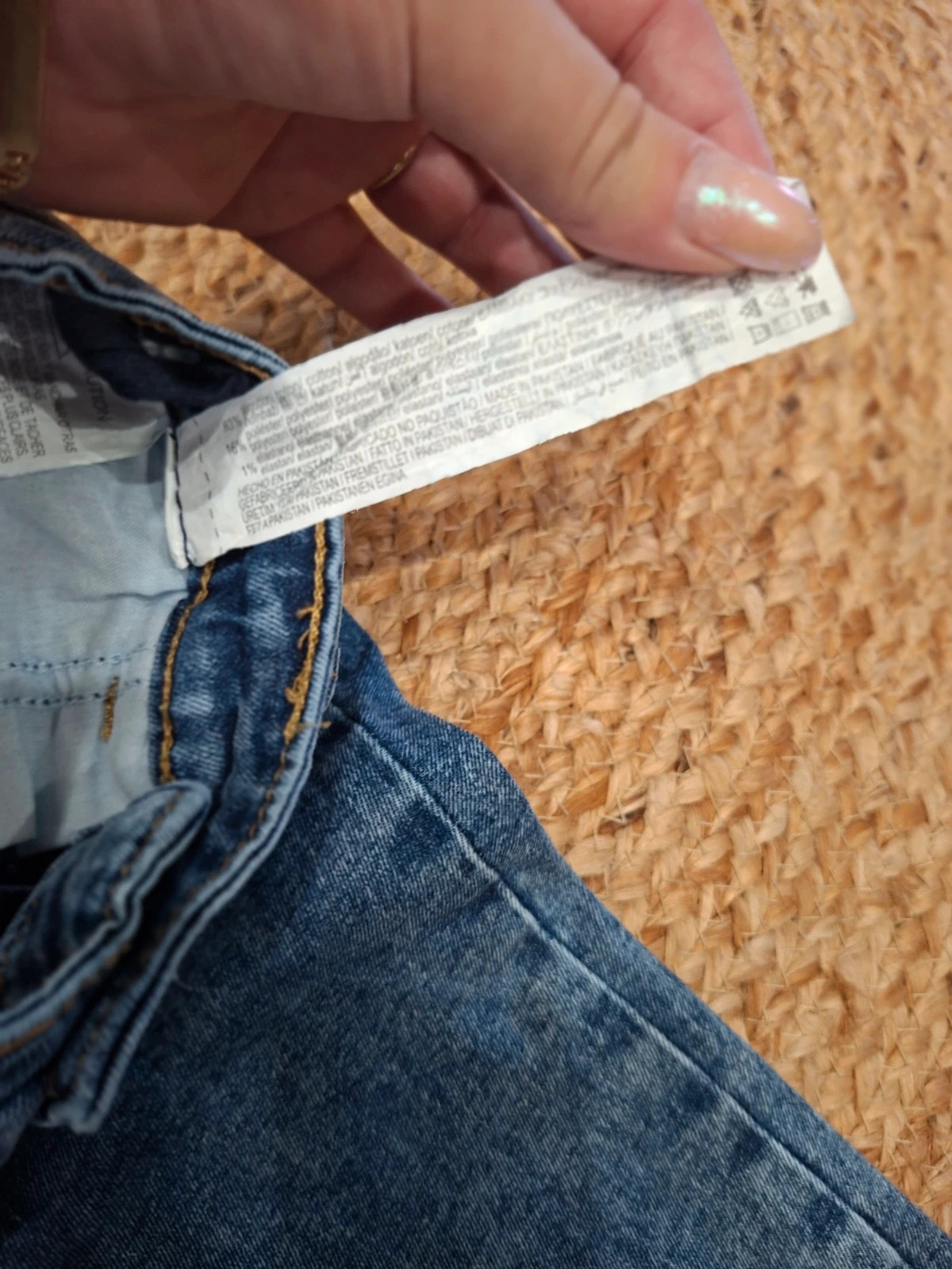 Jean slim Zara Kids bleu délavé - 11/12 ans (152 cm) – Zara – taille 12 ans / 152 cm 4