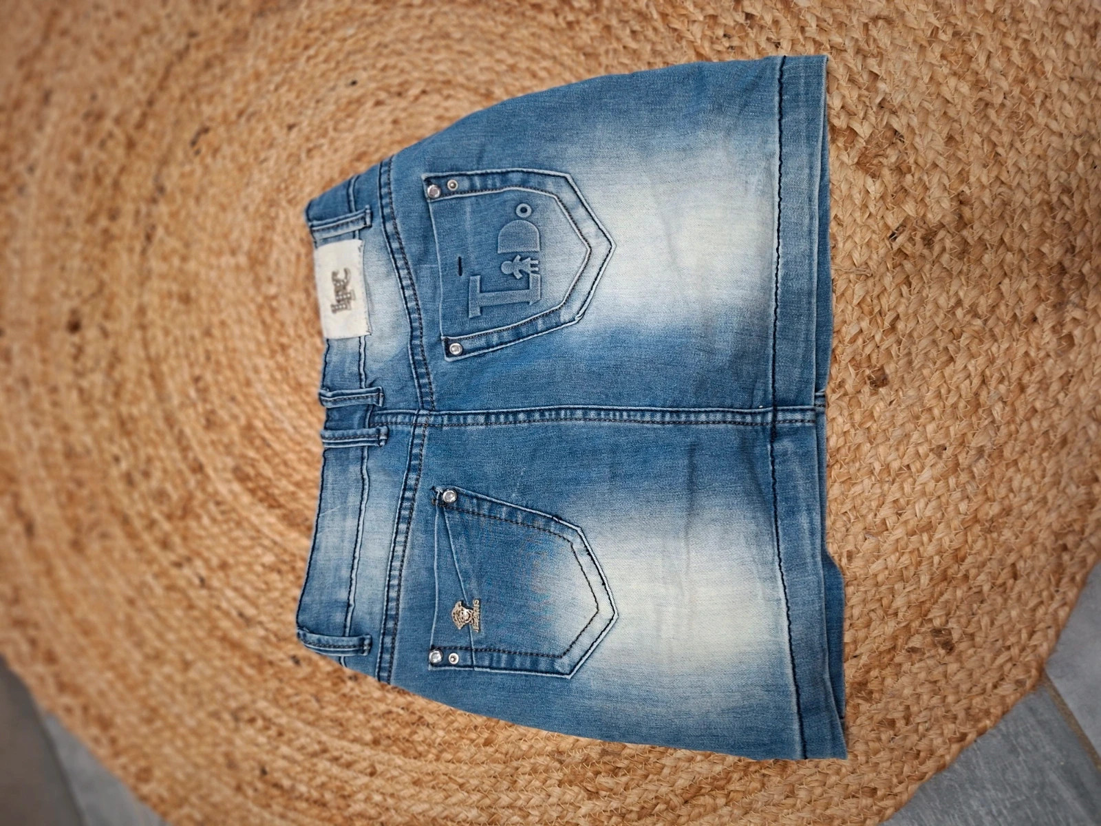 Jupe en jean LPC Girls délavée avec strass - Taille 16 ans – LPC GIRLS – taille 16 ans / 176 cm 3