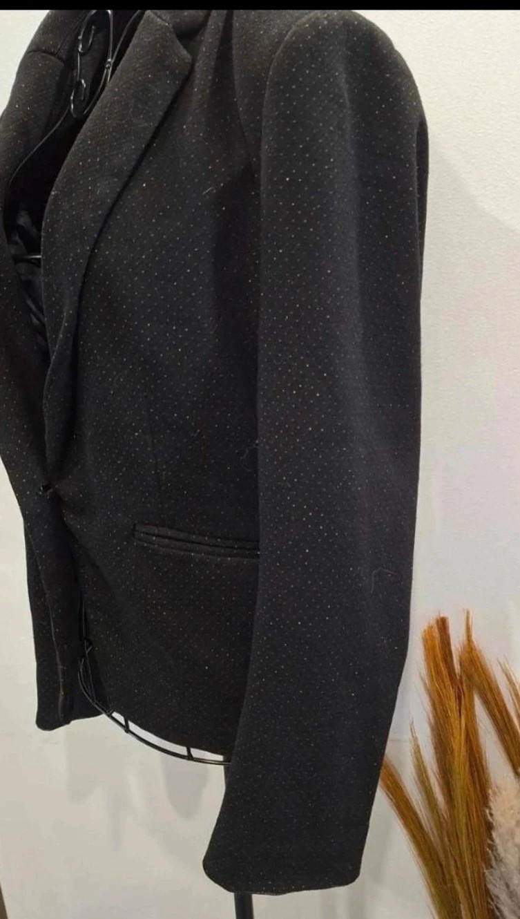 Blazer noir pailleté Camaïeu T38 (M) Défaut doublure – Camaïeu – taille M / 38 / 10 4