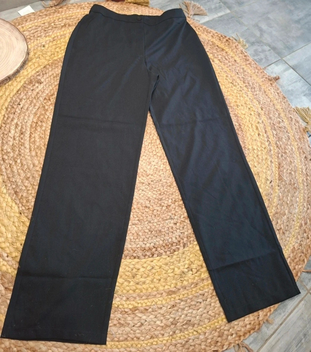 Pantalon droit noir Pimkie Neuf avec étiquette Taille 42 (L/XL) – Pimkie – taille XL / 42 / 14 2